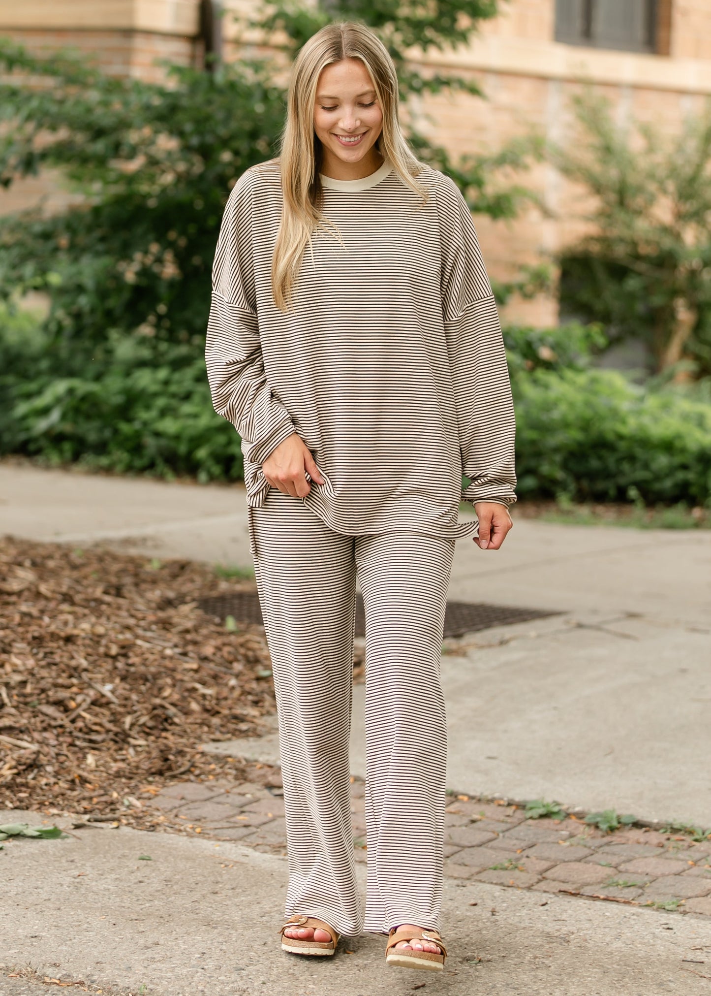 Know The Game Striped Sweats