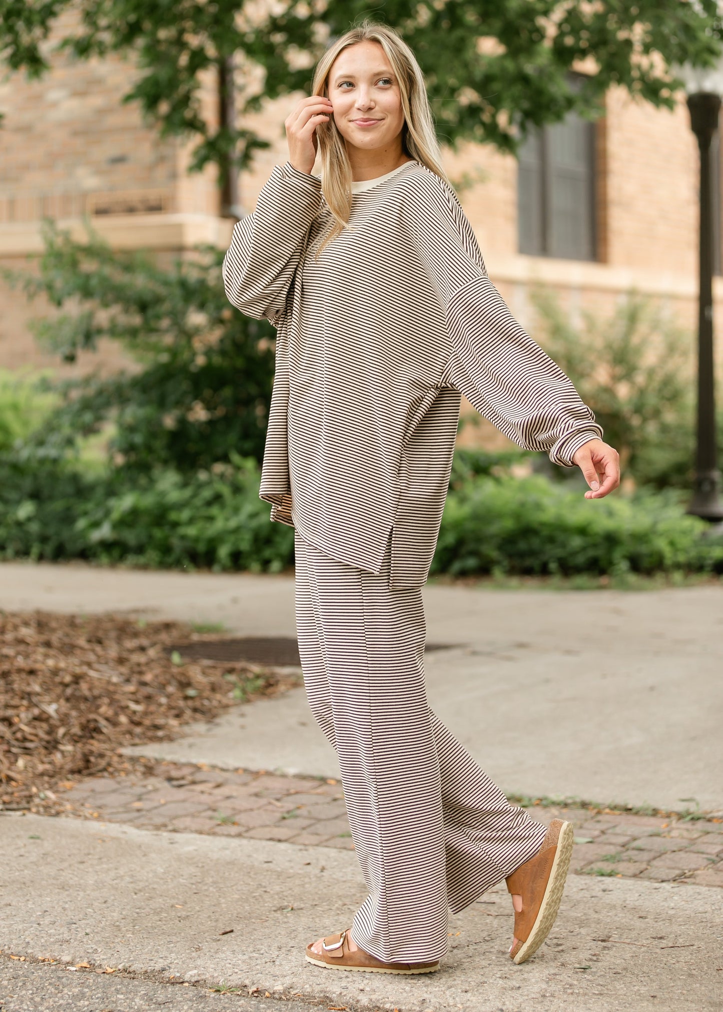 Know The Game Striped Sweats