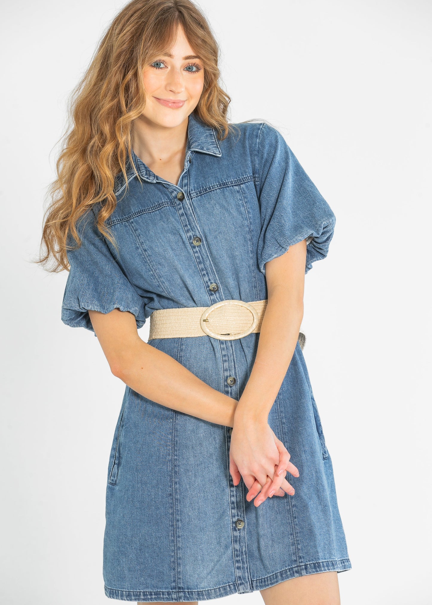 Kut from the Kloth® Blanca Denim Shirt Dress - FINAL SALE