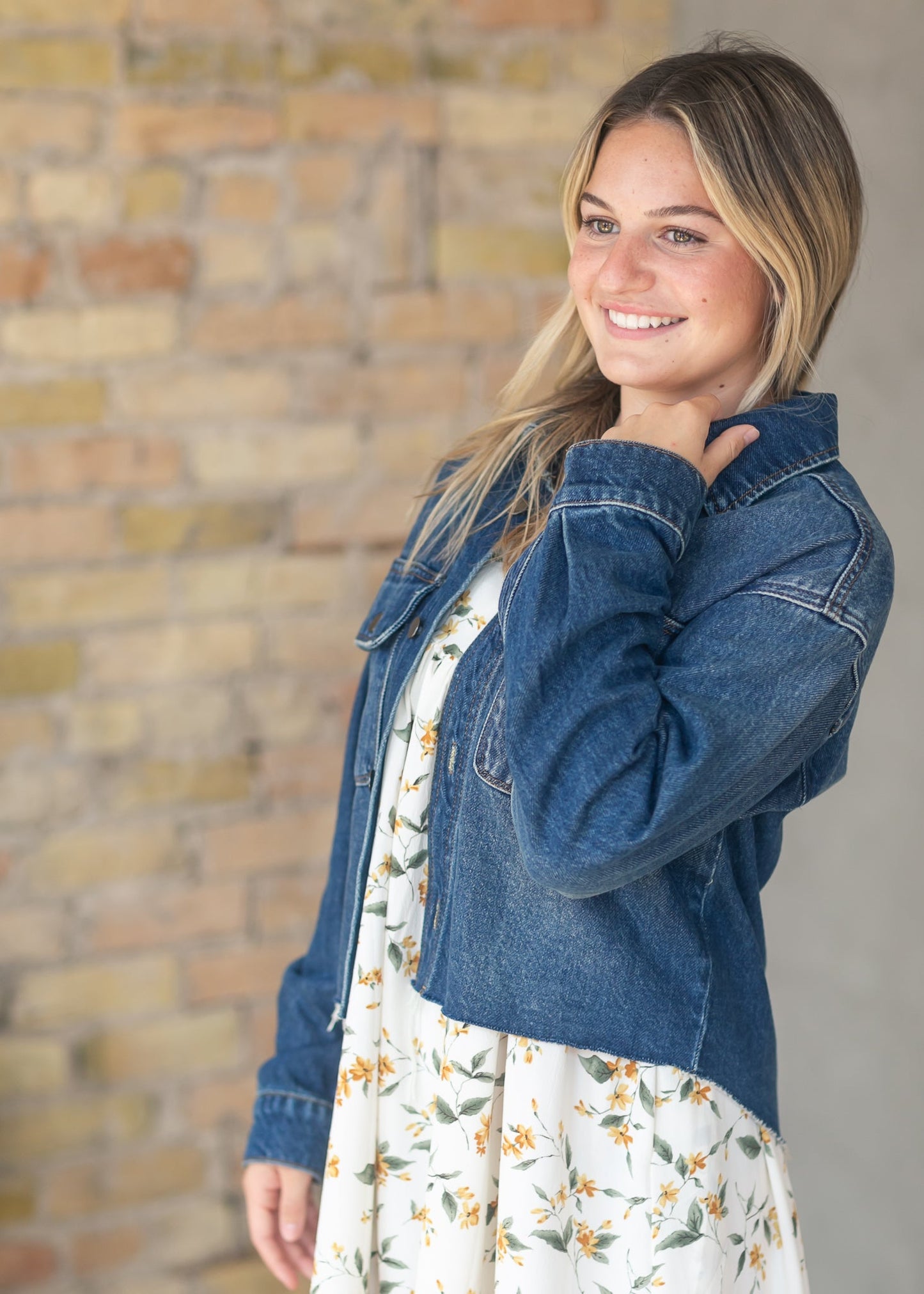 Kut from the Kloth® Lana Raw Hem Denim Jacket - FINAL SALE
