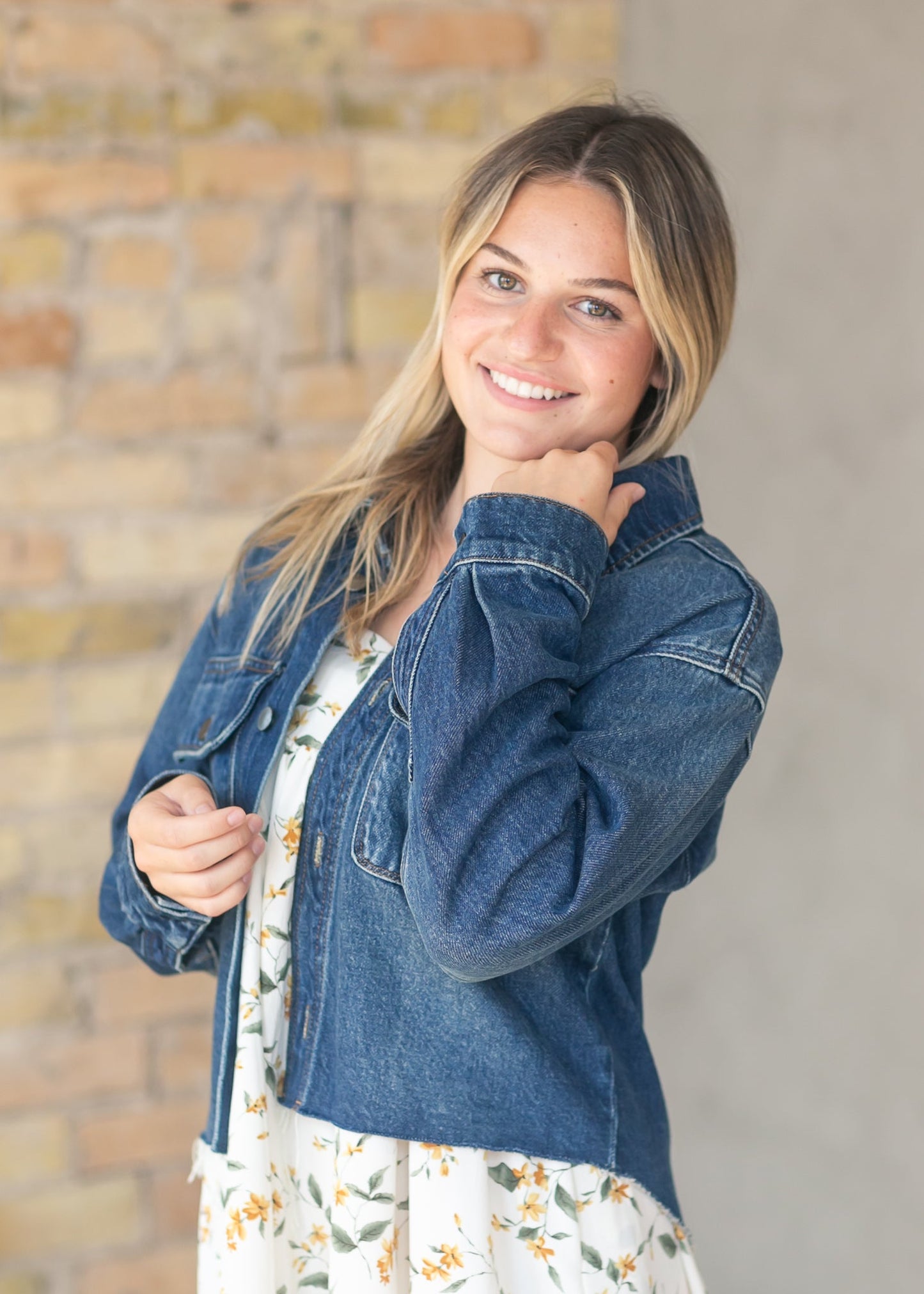 Kut from the Kloth® Lana Raw Hem Denim Jacket - FINAL SALE