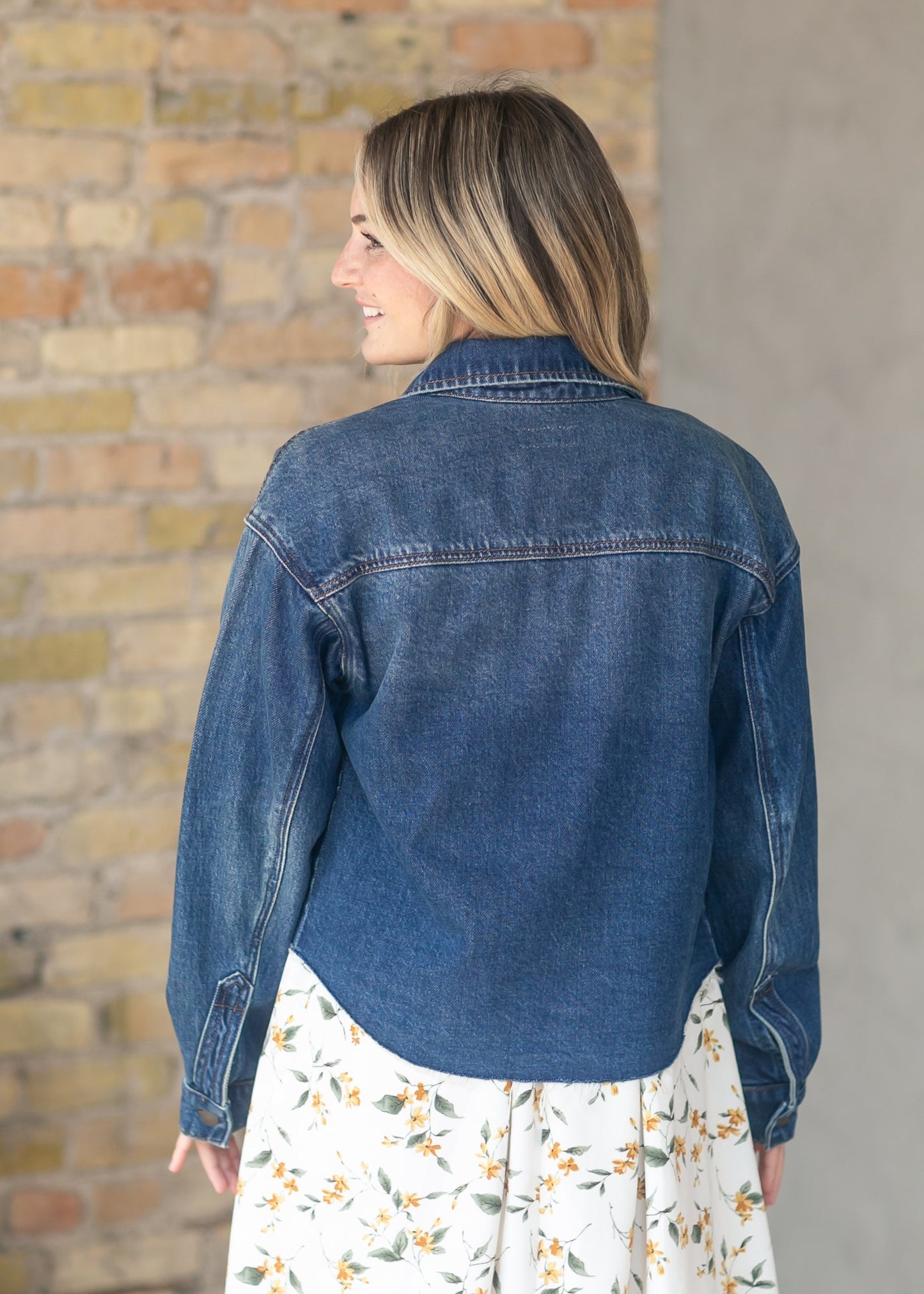 Kut from the Kloth® Lana Raw Hem Denim Jacket - FINAL SALE
