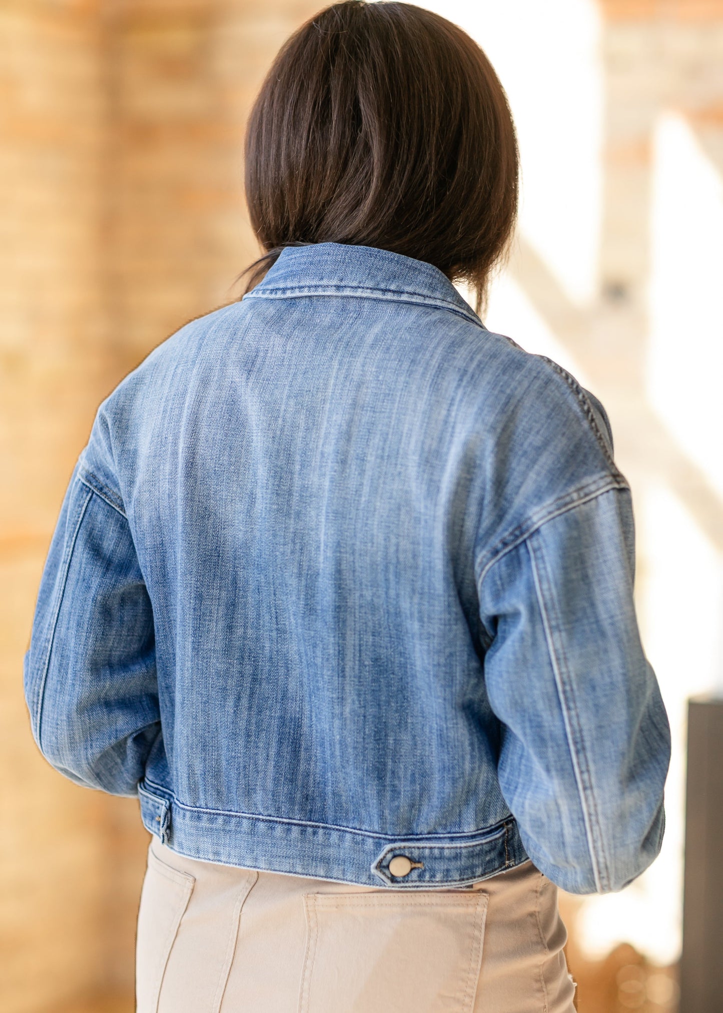 KUT from the Kloth® Luna Oversized Crop Zip Front Jacket - FINAL SALE