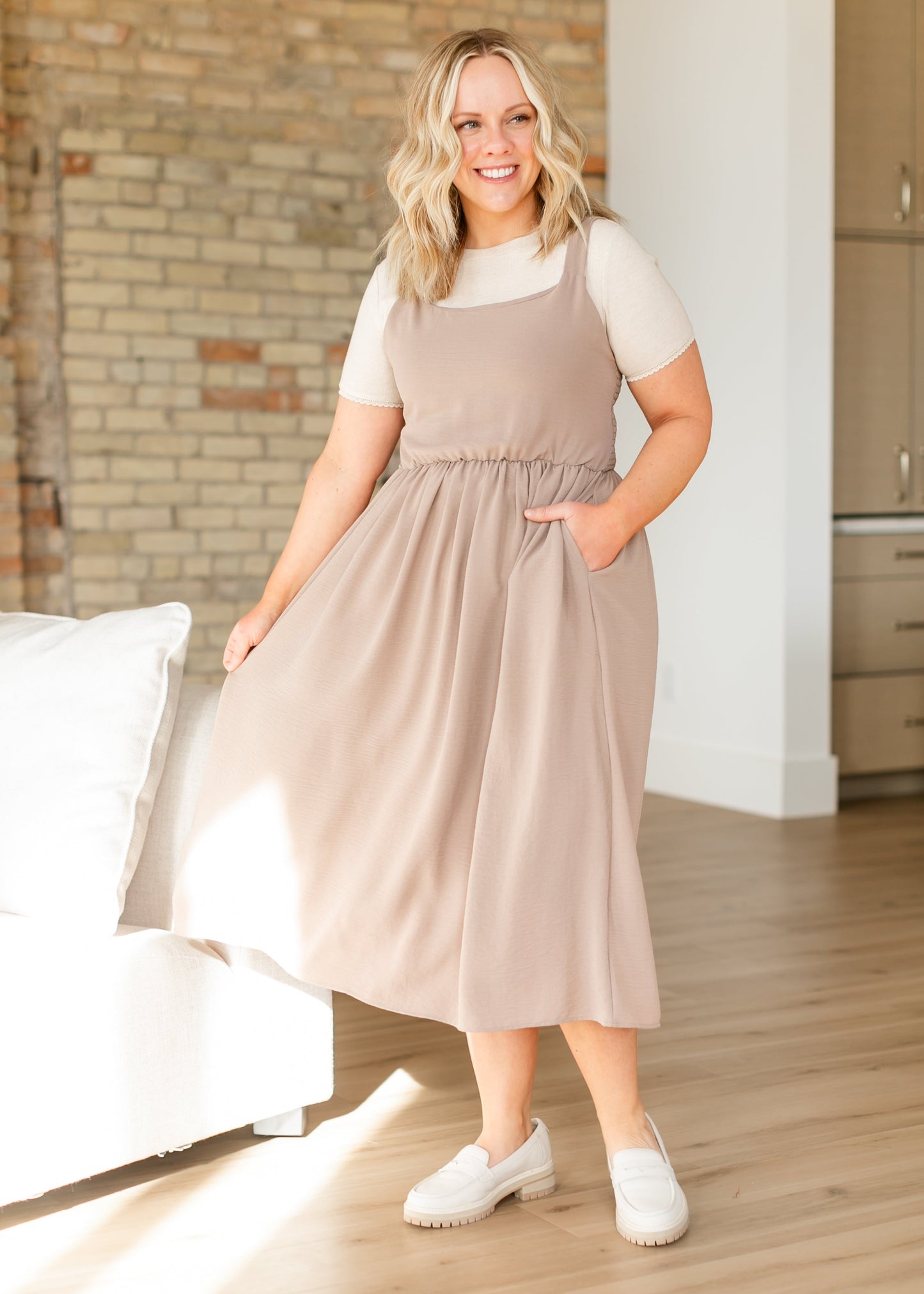 Laken Smocked Back Midi Dress - FINAL SALE