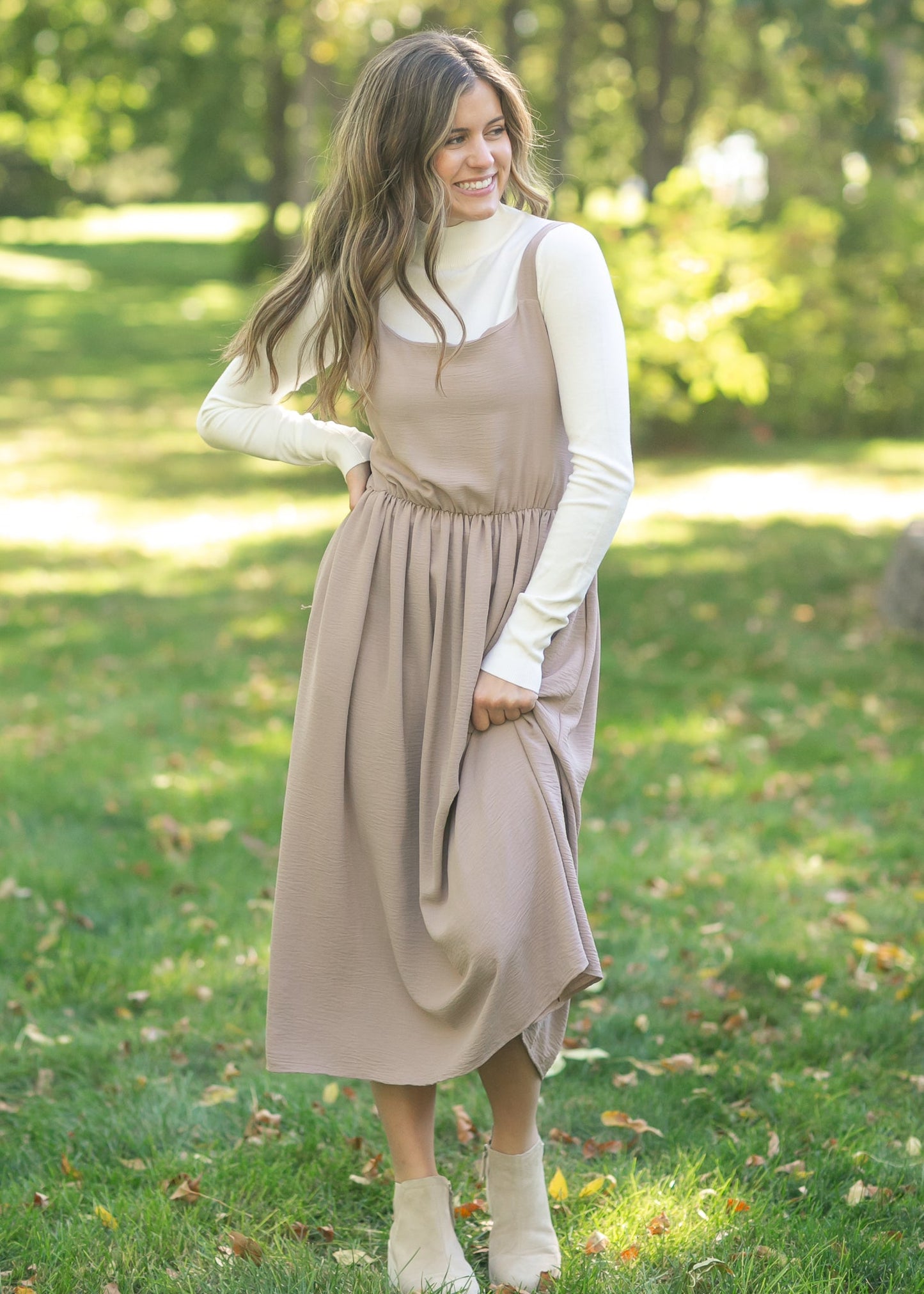 Laken Smocked Back Midi Dress - FINAL SALE