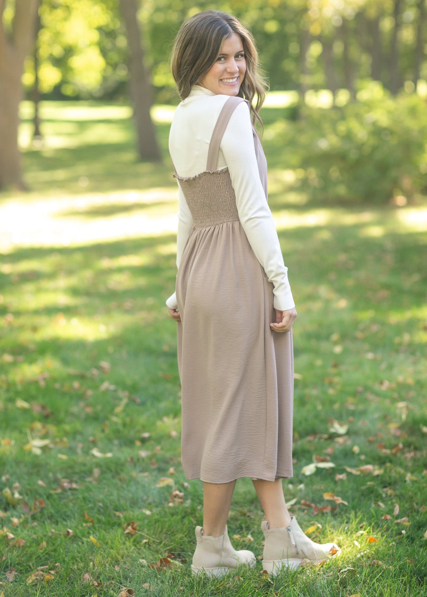 Laken Smocked Back Midi Dress - FINAL SALE