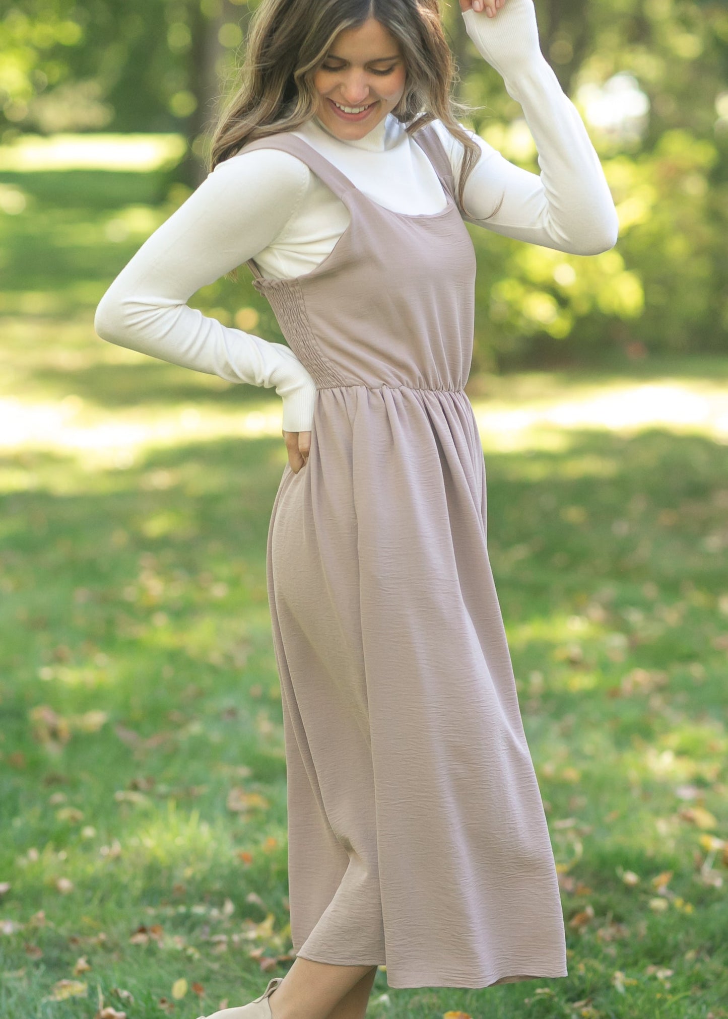 Laken Smocked Back Midi Dress - FINAL SALE