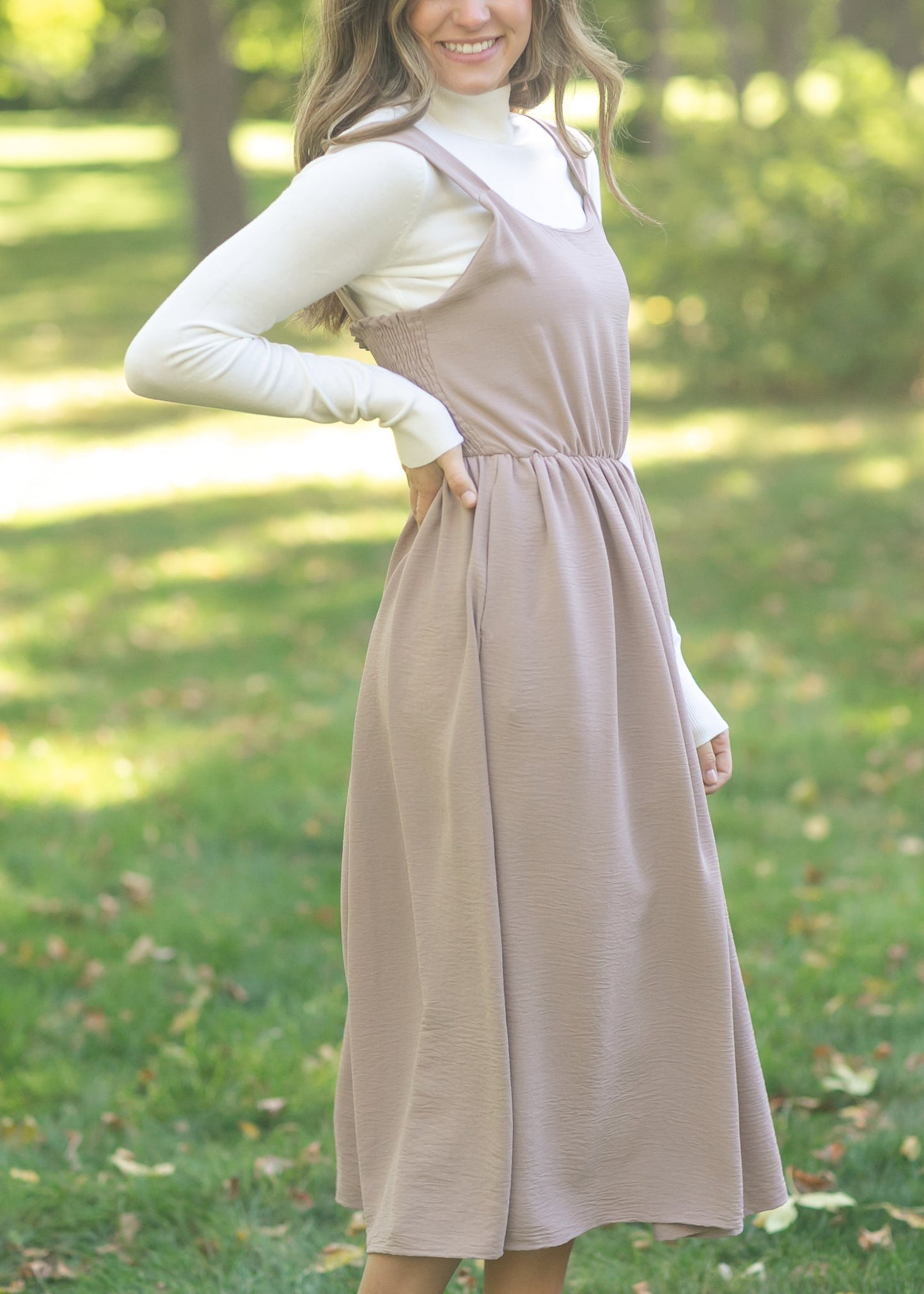 Laken Smocked Back Midi Dress - FINAL SALE