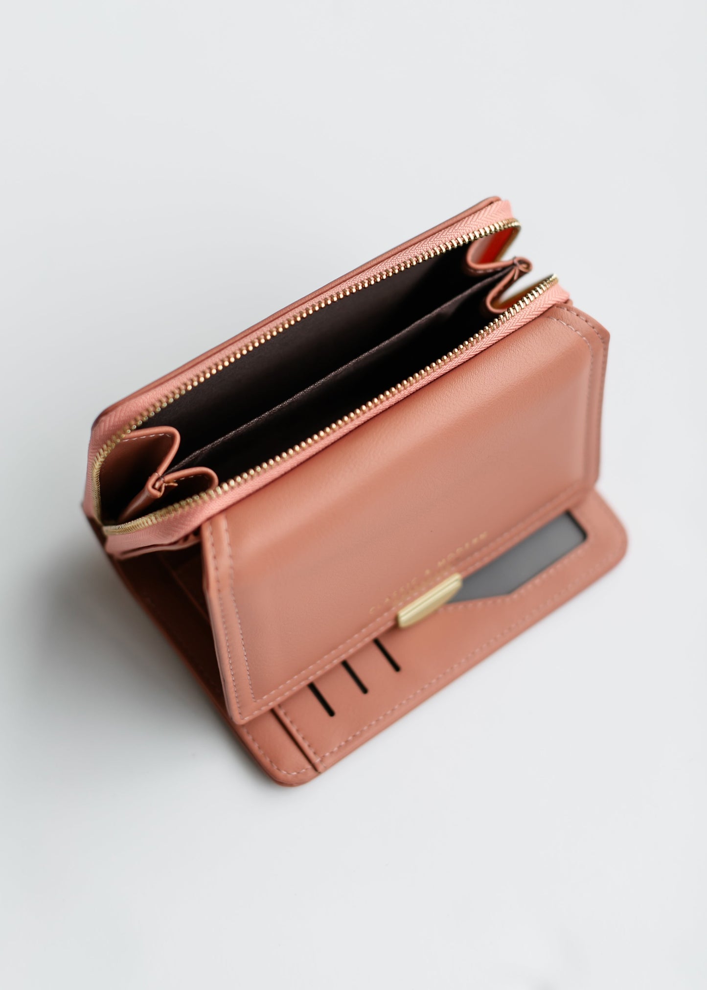 Large Multifunctional Zippered Wallet - FINAL SALE