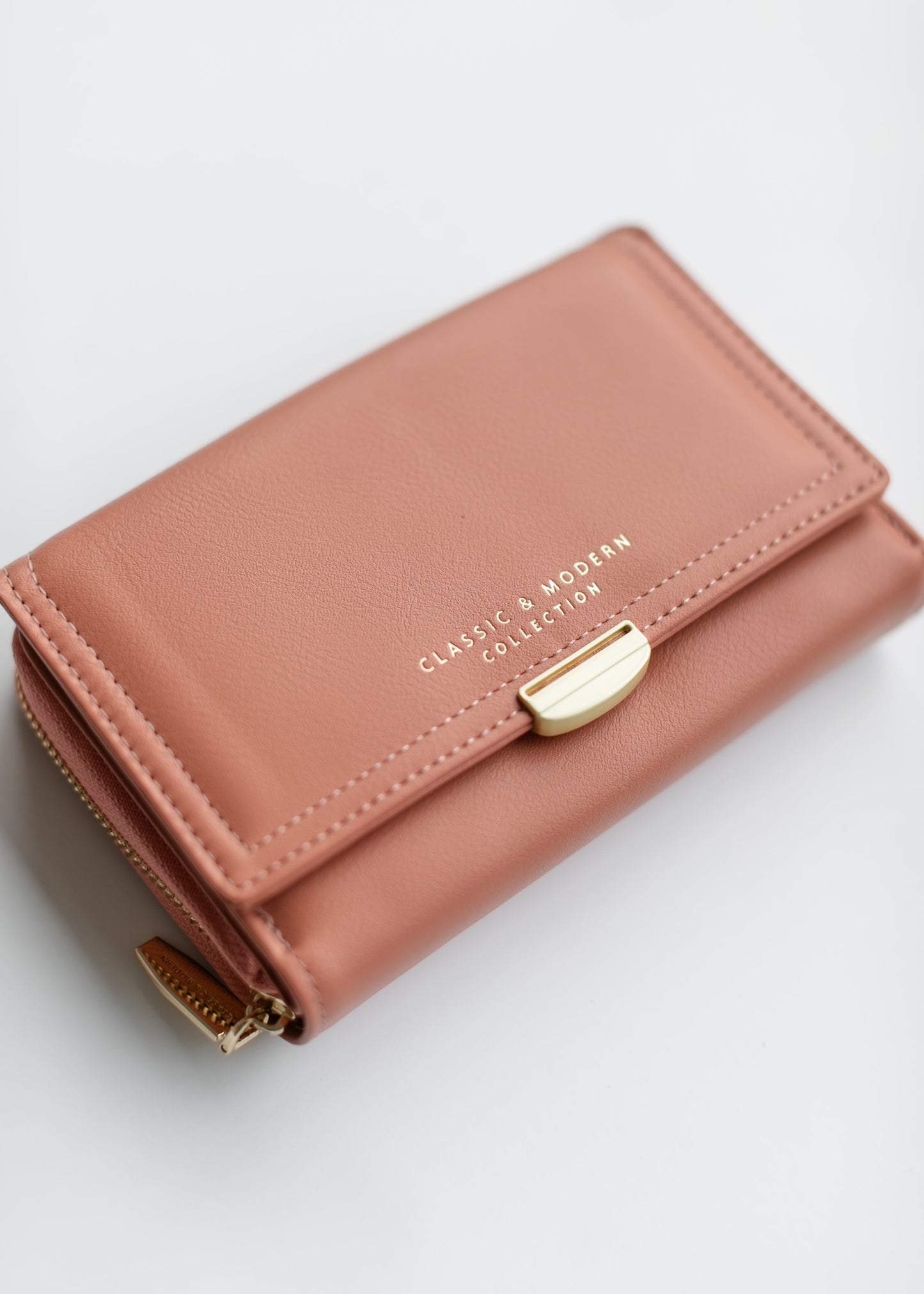 Large Multifunctional Zippered Wallet - FINAL SALE