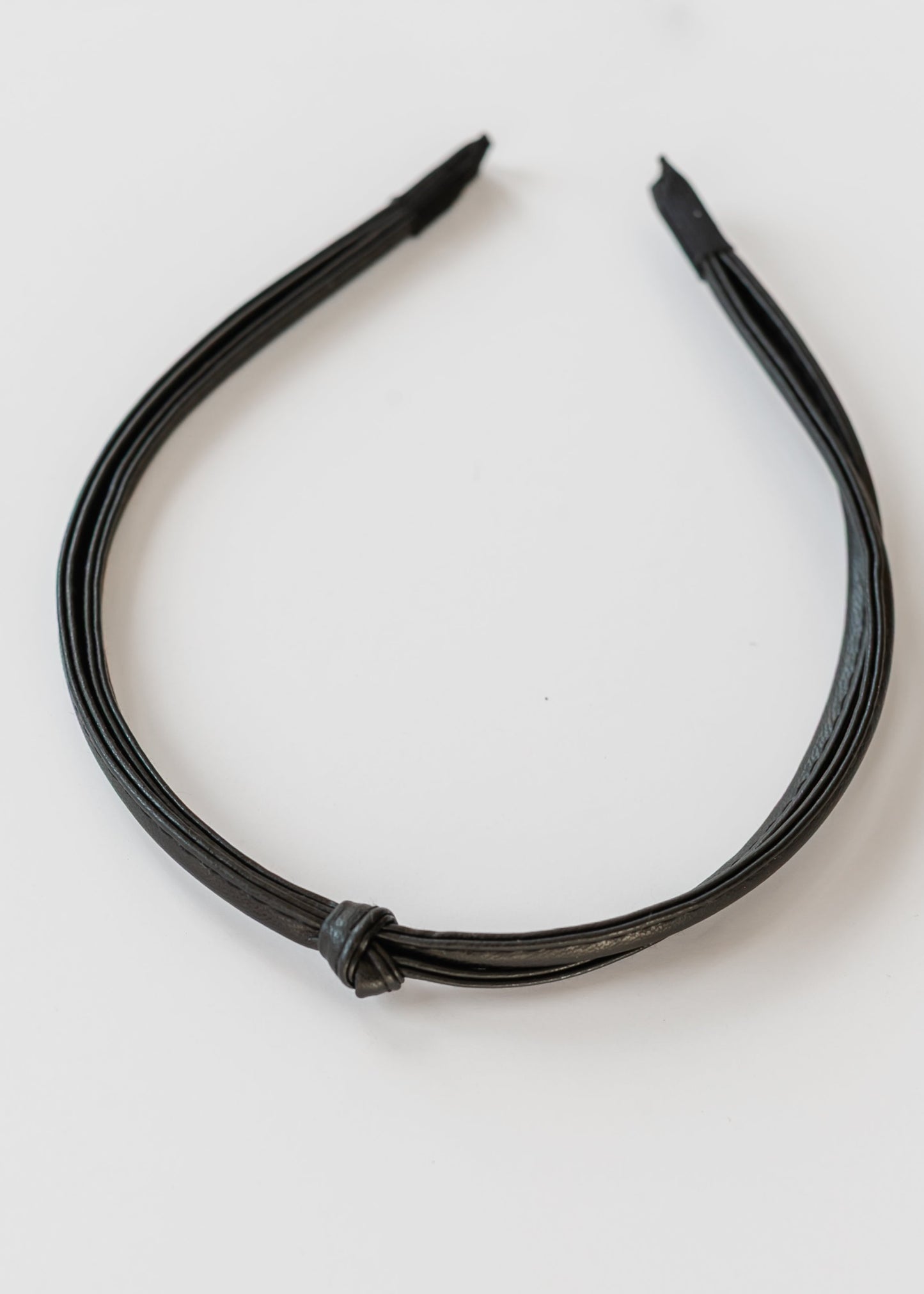 Leather Knot Headband