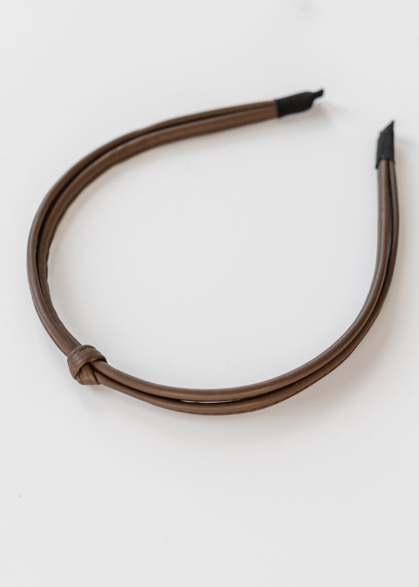 Leather Knot Headband