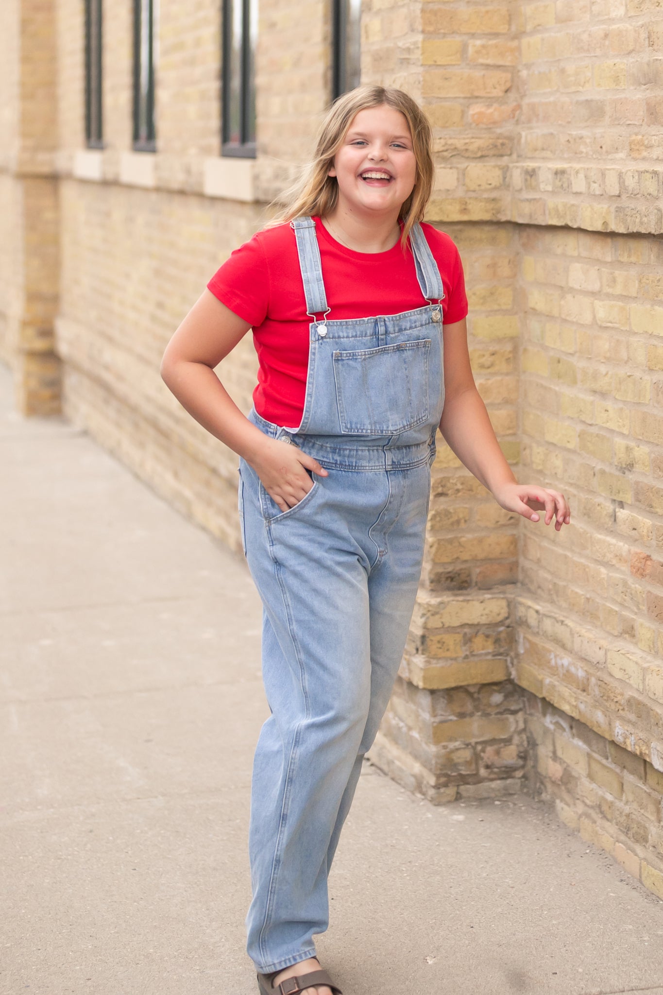 Light Wash Denim Overalls - FINAL SALE