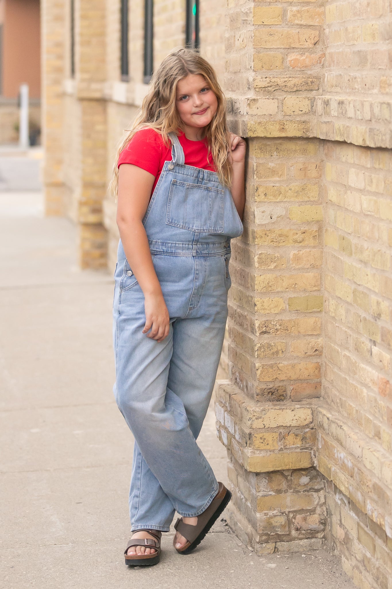 Light Wash Denim Overalls - FINAL SALE
