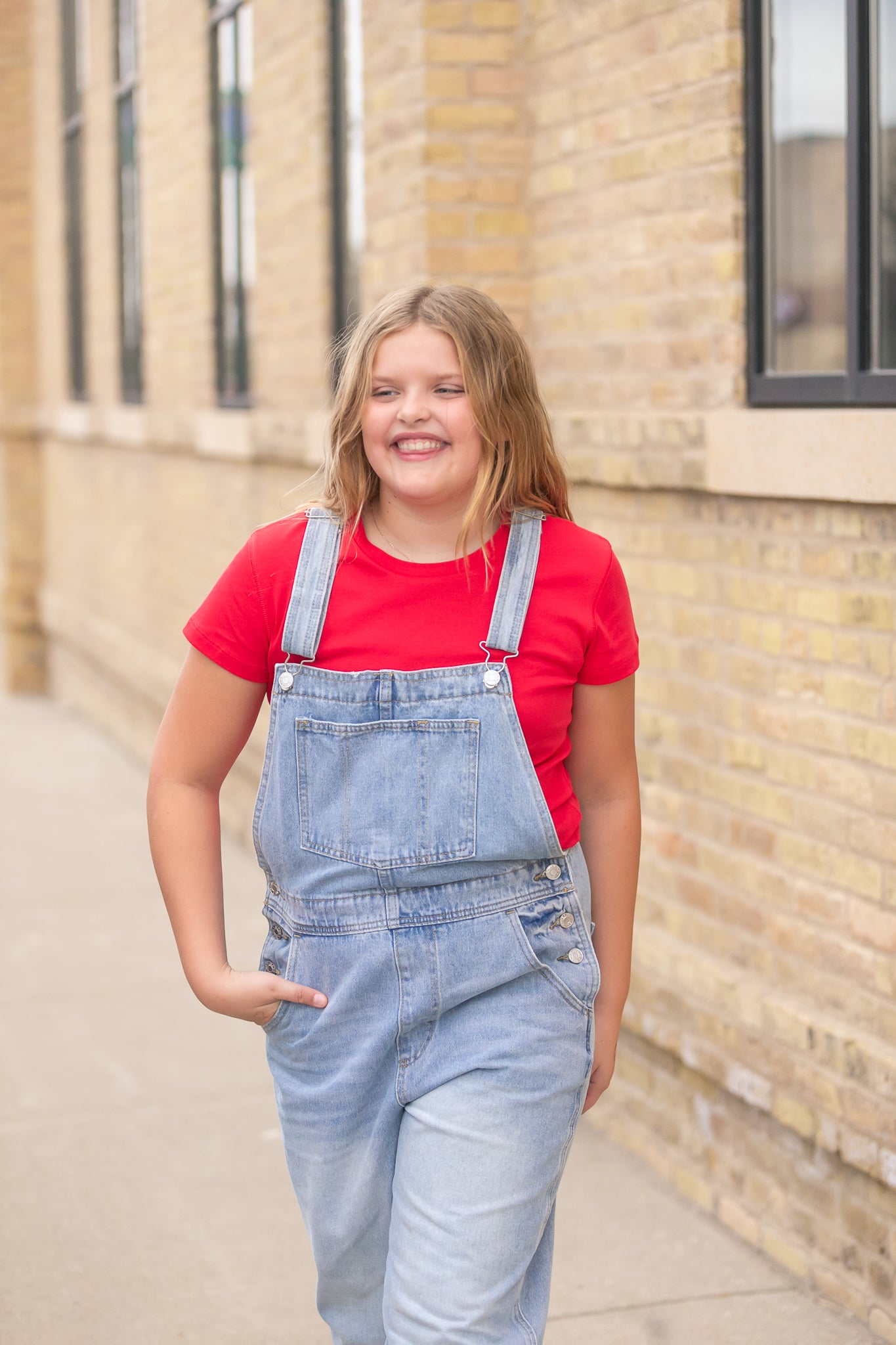 Light Wash Denim Overalls - FINAL SALE