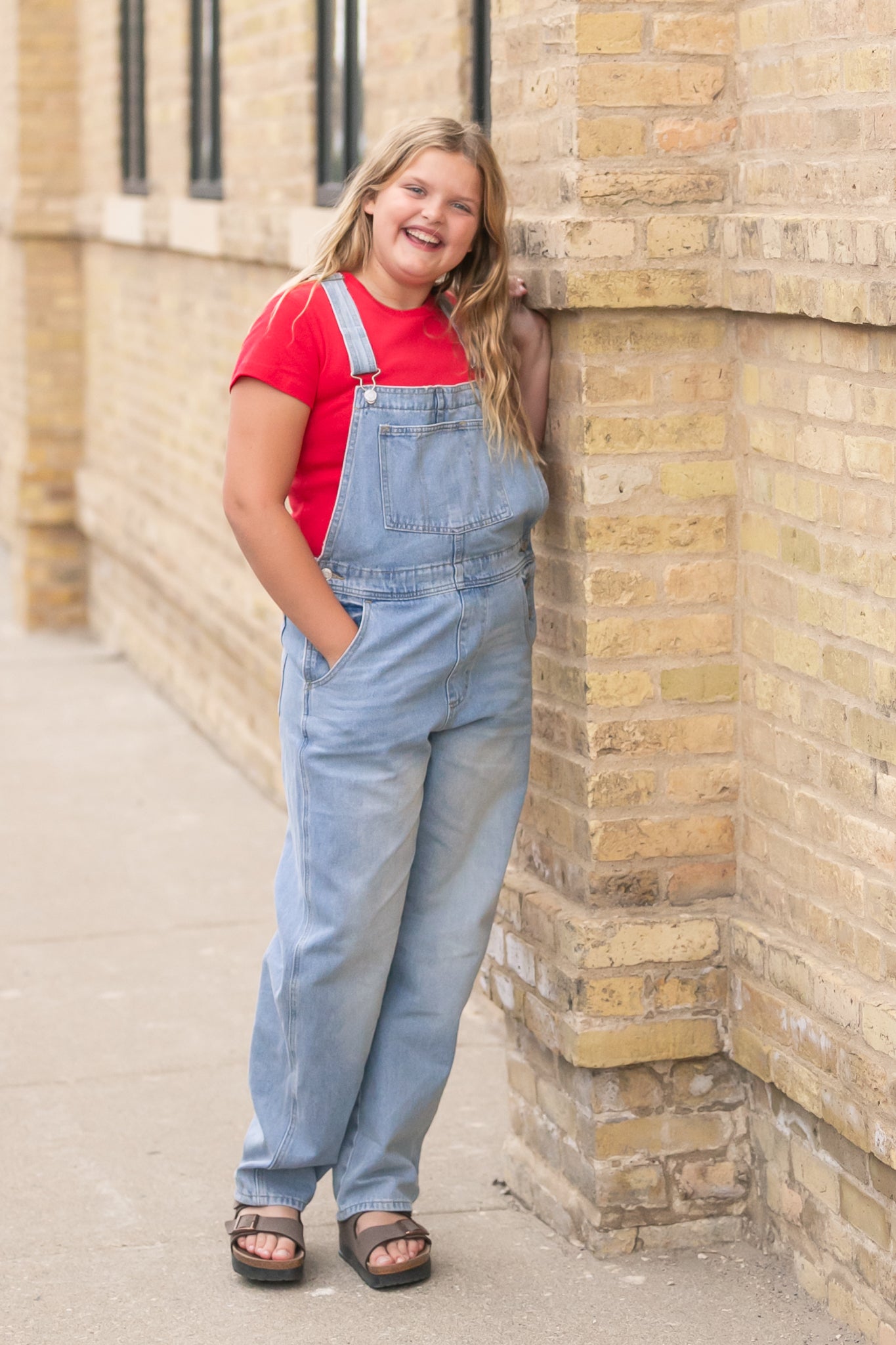 Light Wash Denim Overalls - FINAL SALE