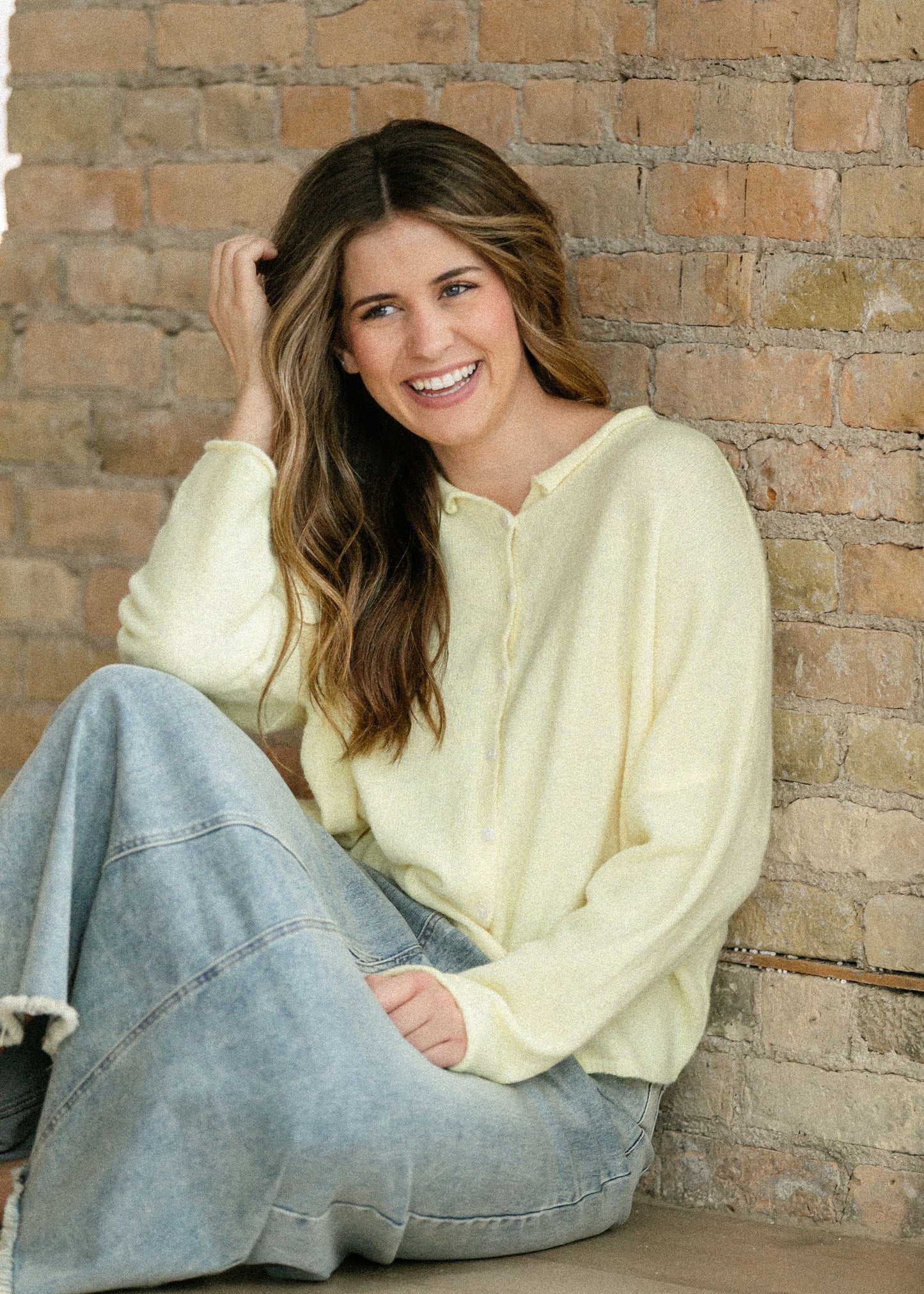 Lightweight Button Up Knit Cardigan