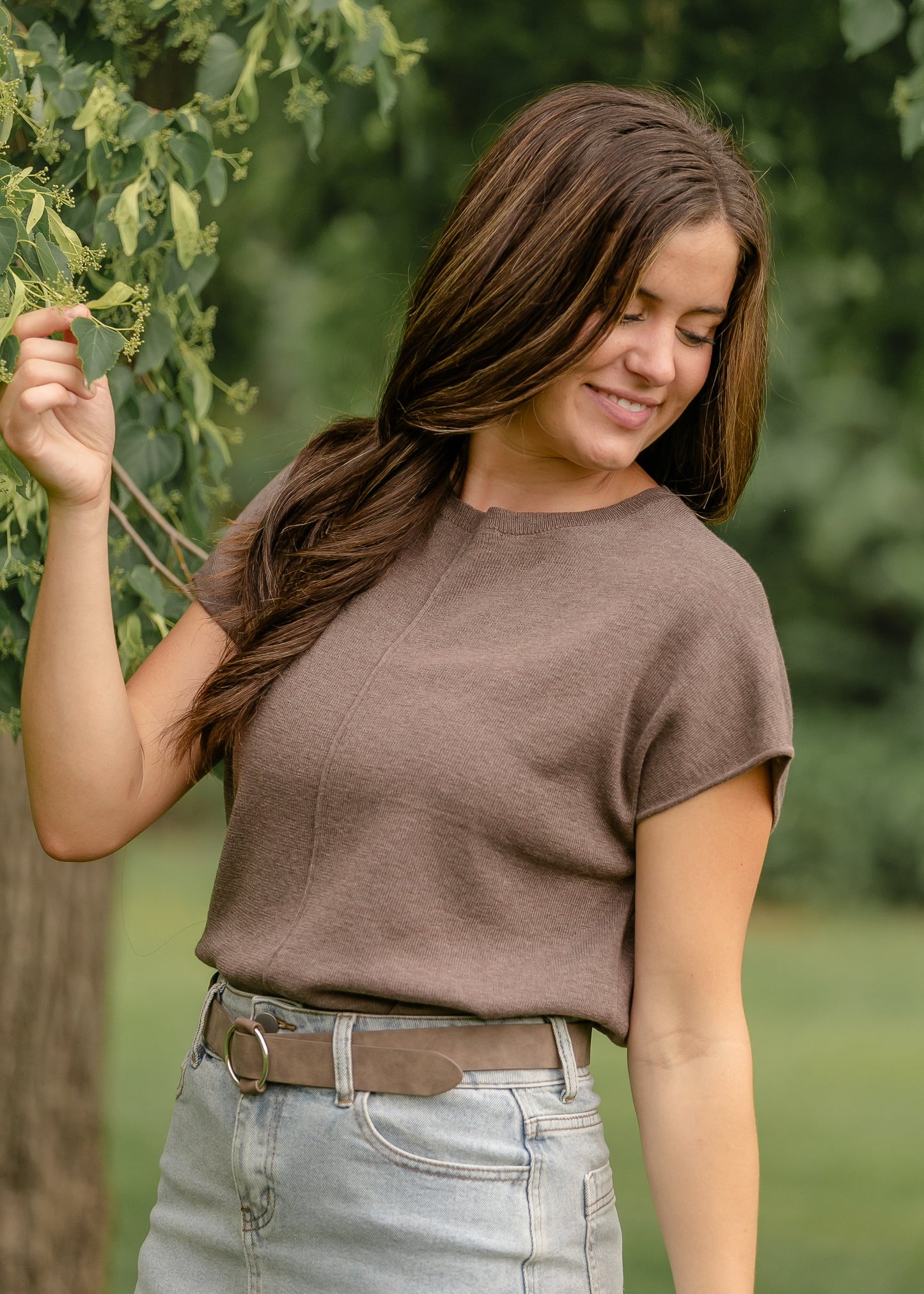 Lightweight Cap Sleeve Sweater