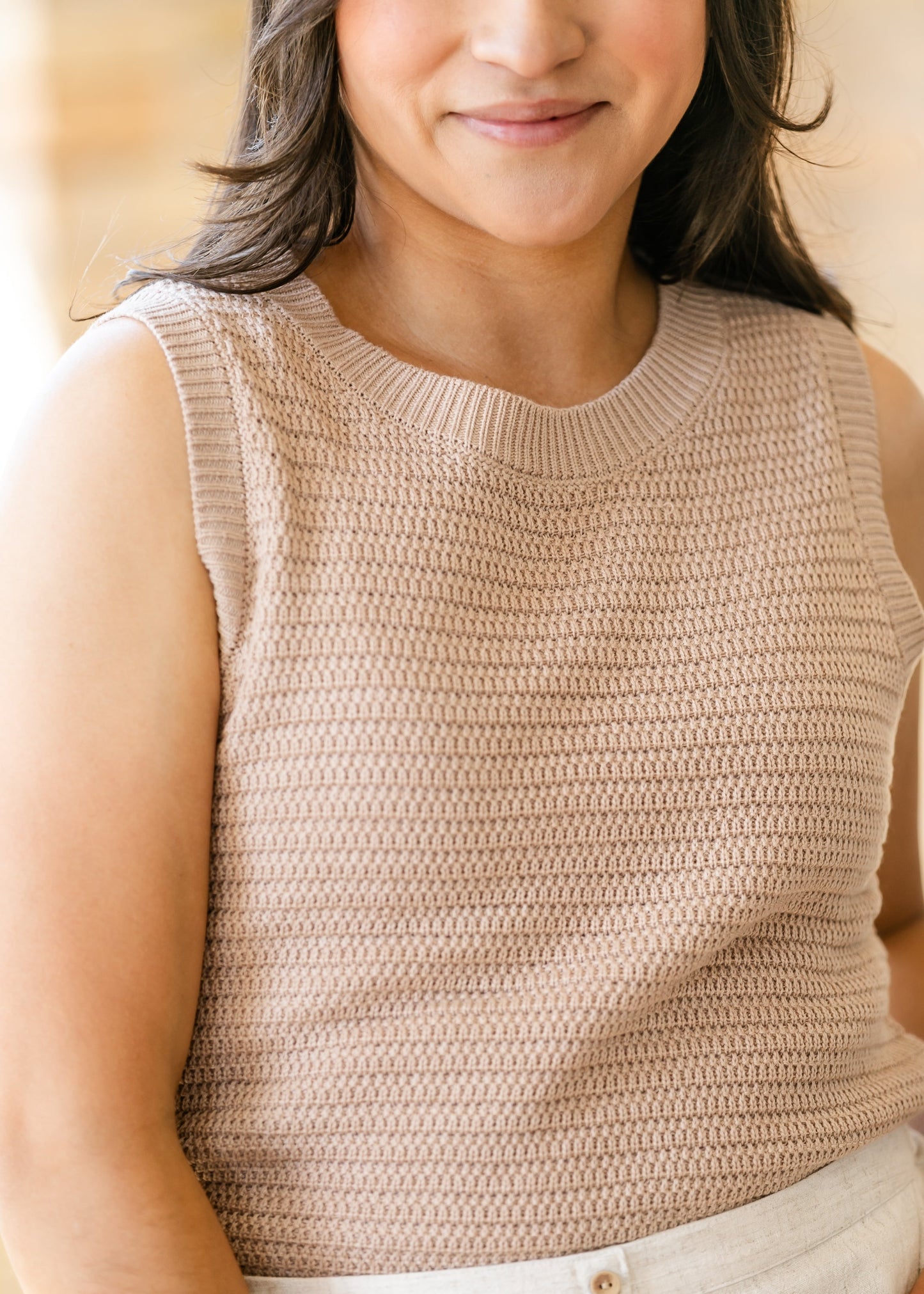 Lightweight Knit Sweater Tank Top - FINAL SALE