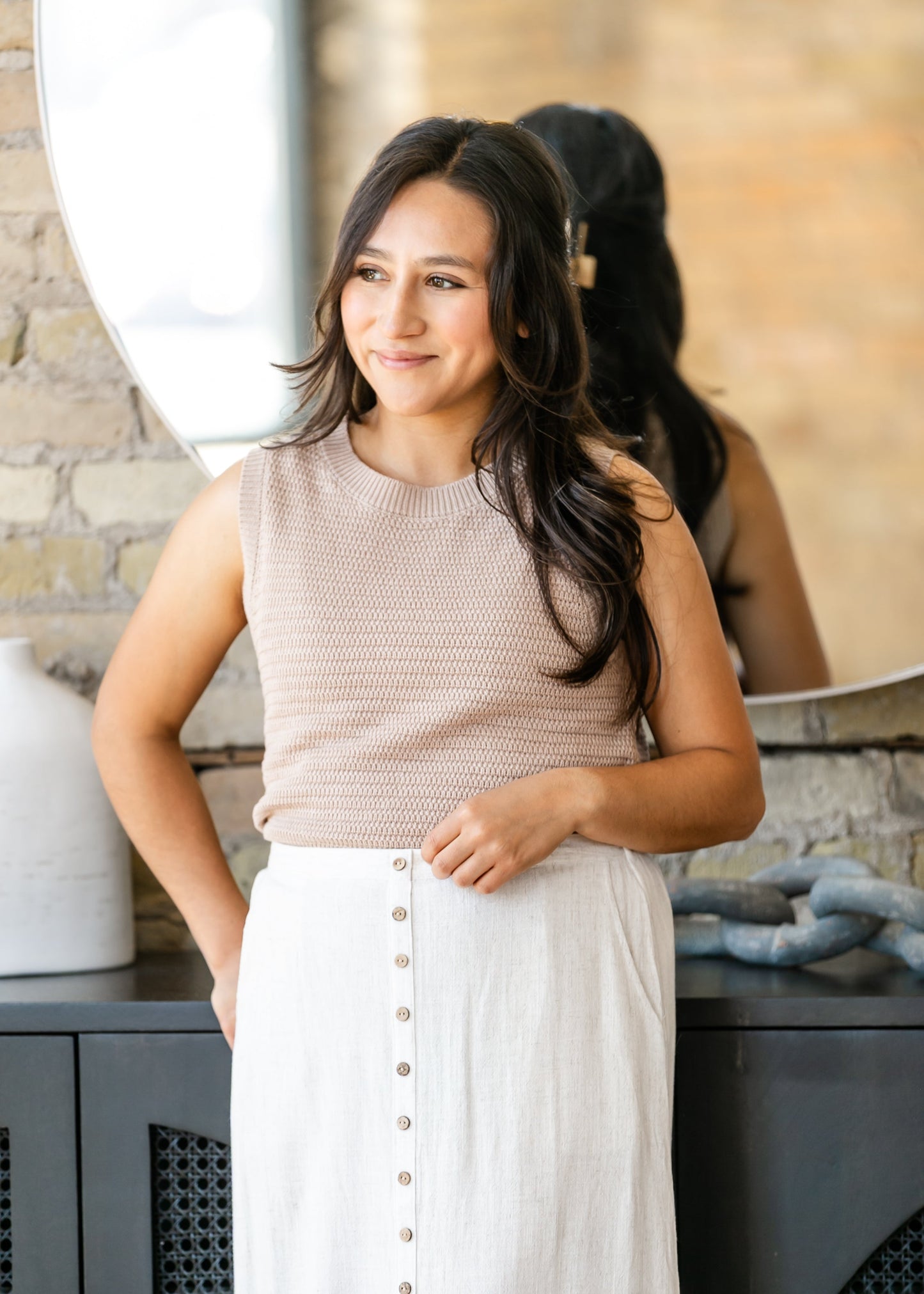 Lightweight Knit Sweater Tank Top - FINAL SALE