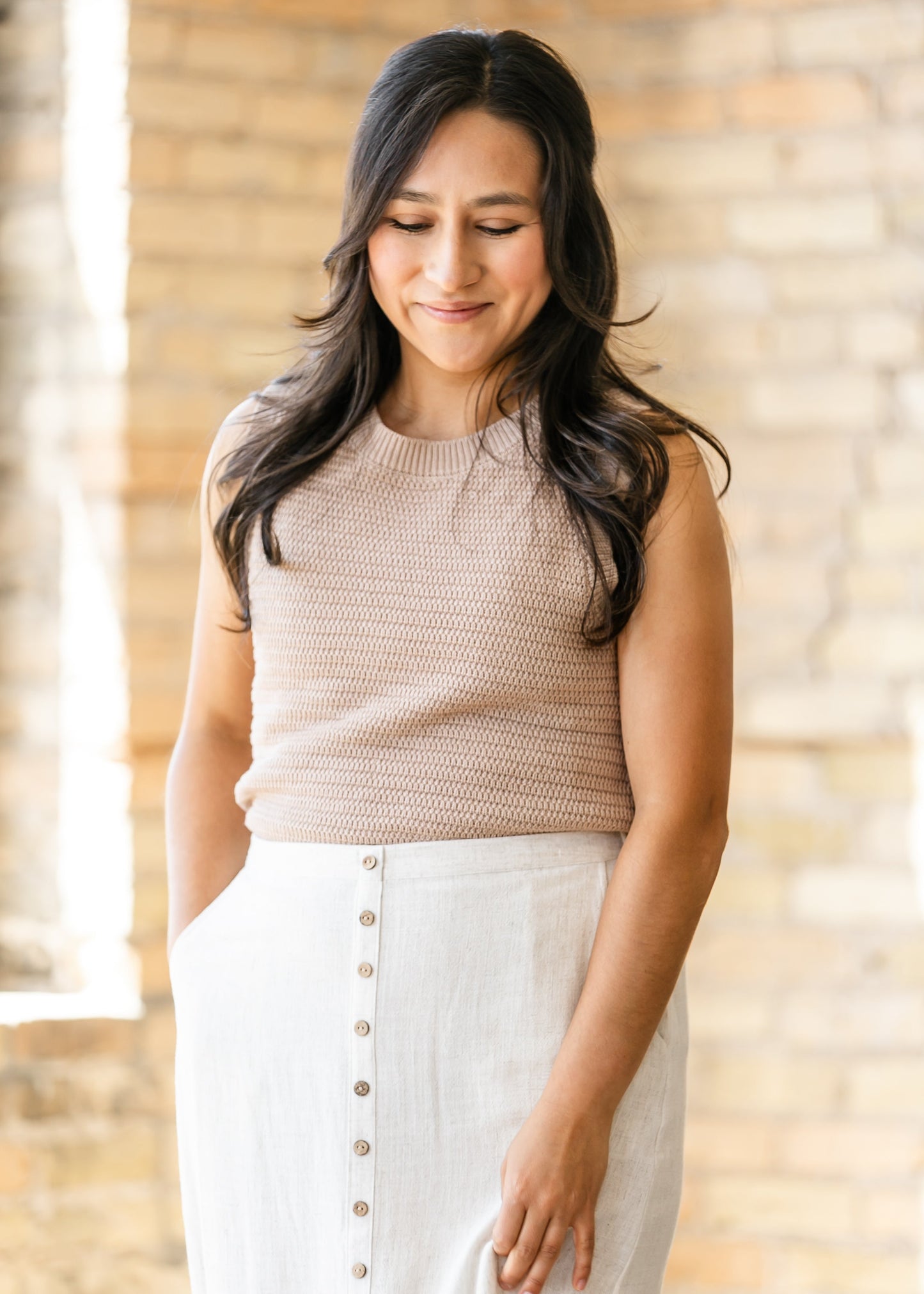 Lightweight Knit Sweater Tank Top - FINAL SALE