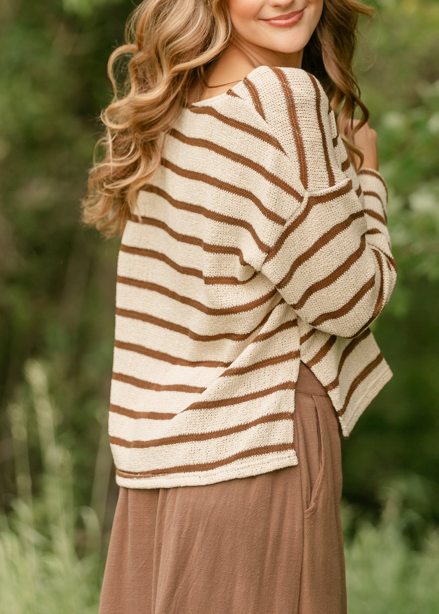 Lingering Light Striped Top - FINAL SALE