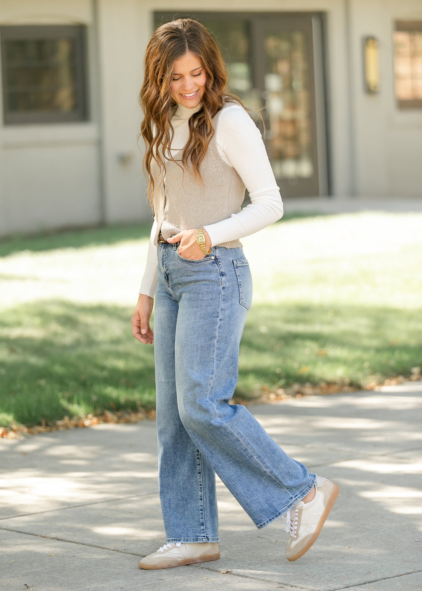 Liverpool Los Angeles® Stride Wide Leg Jeans
