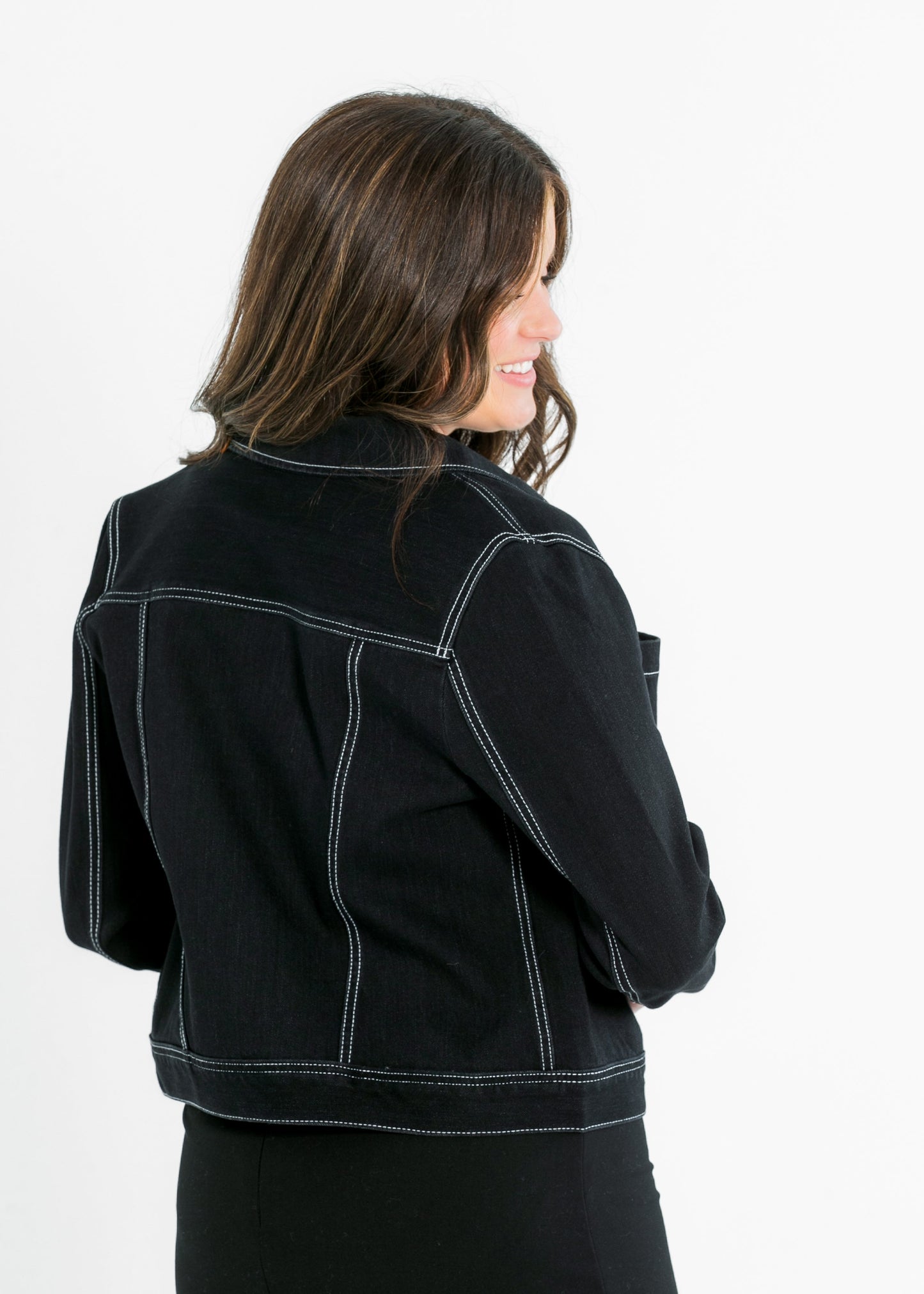 Liverpool® Utility Trucker Contrast Stitch Denim Jacket - FINAL SALE