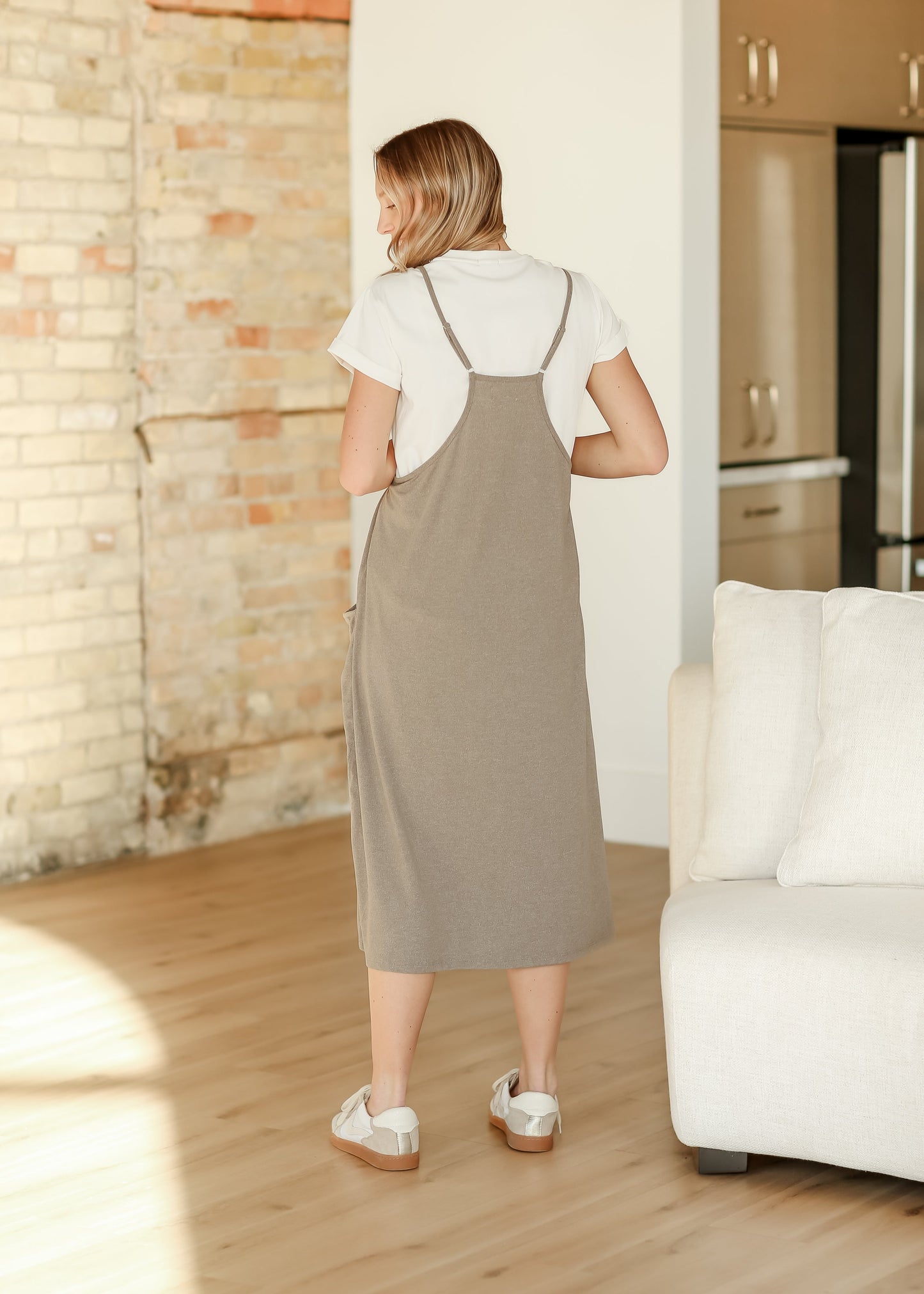 Lolo Birch Racerback Midi Dress
