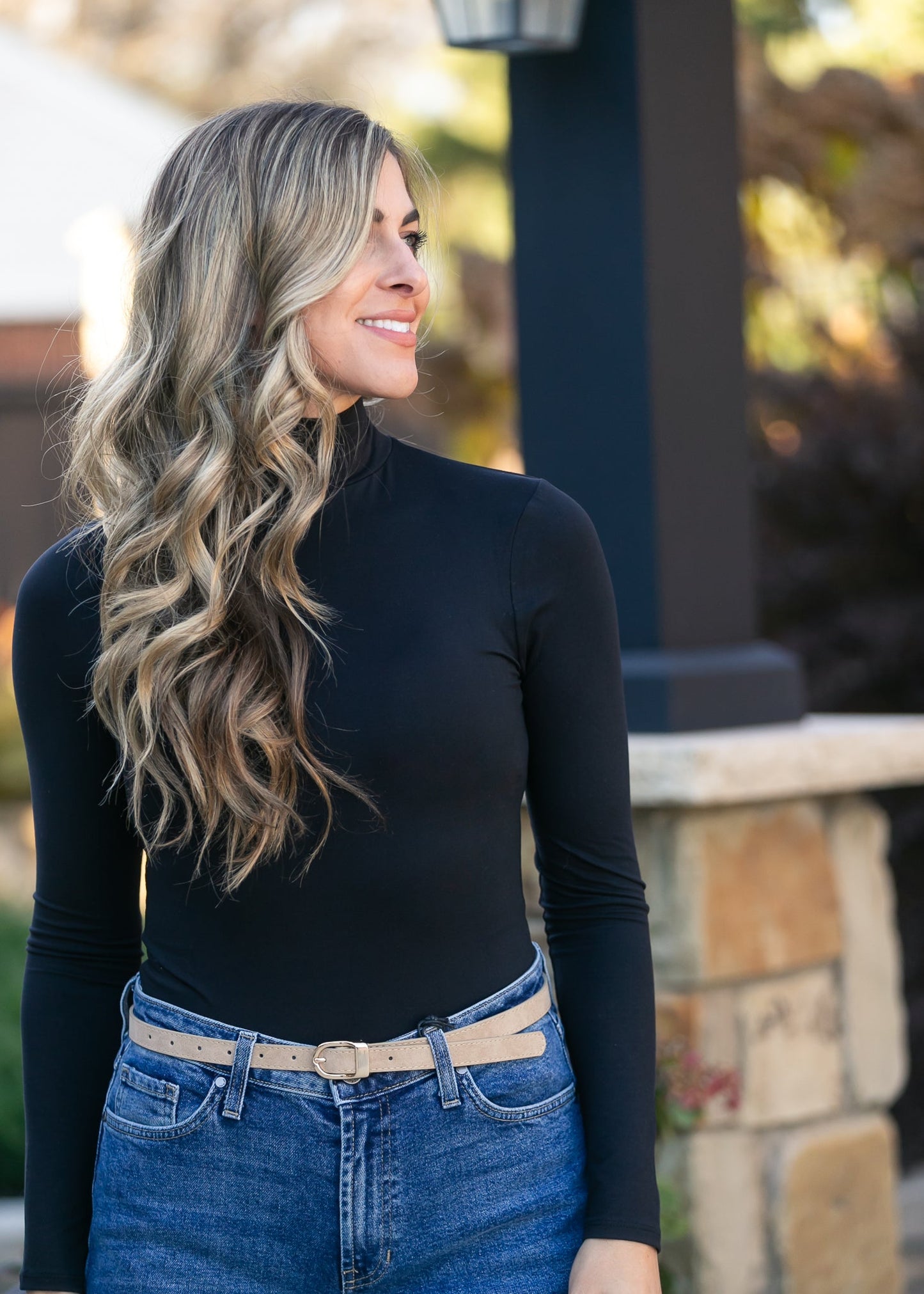 Long Sleeve Mock Neck Body Suit