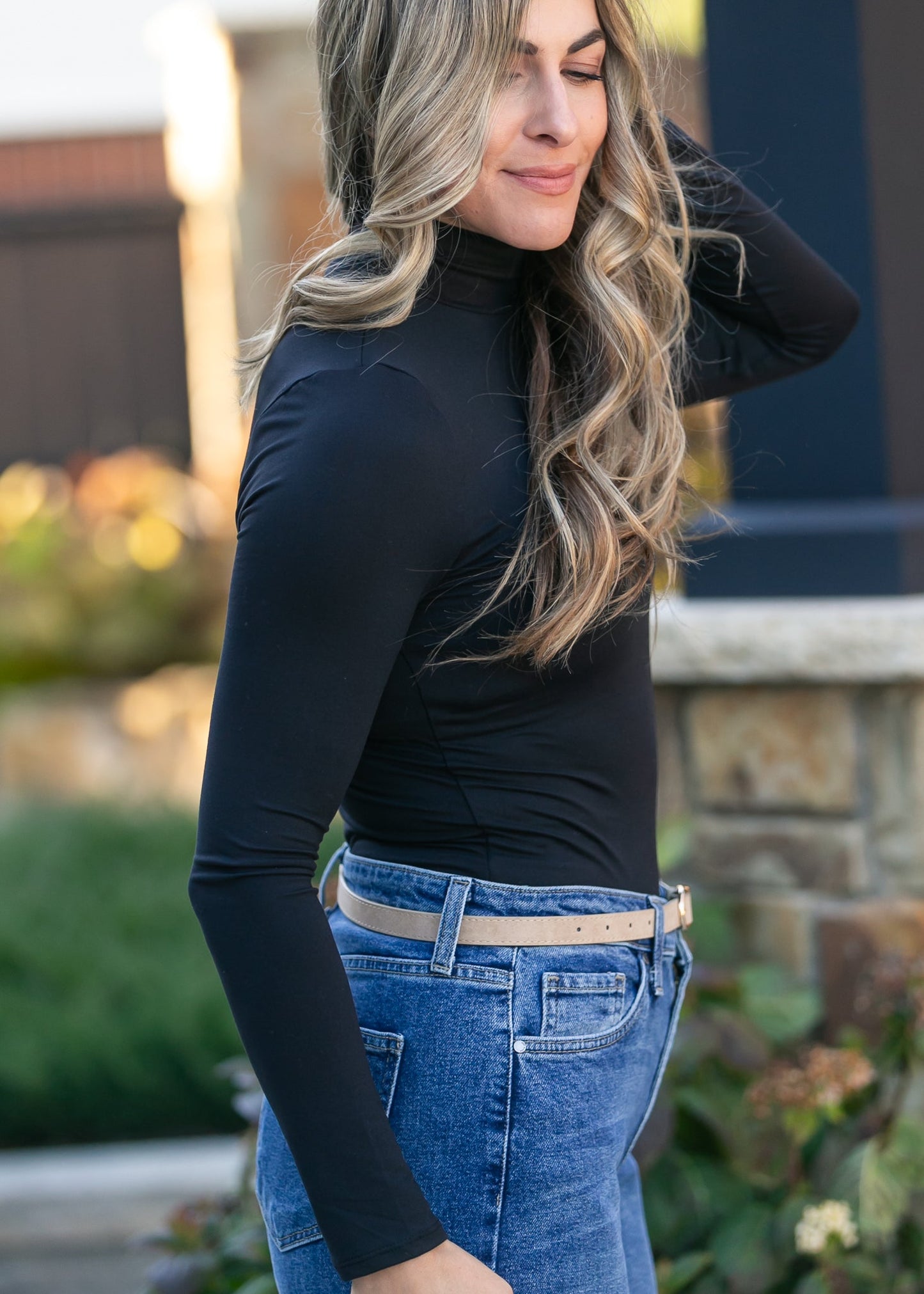 Long Sleeve Mock Neck Body Suit