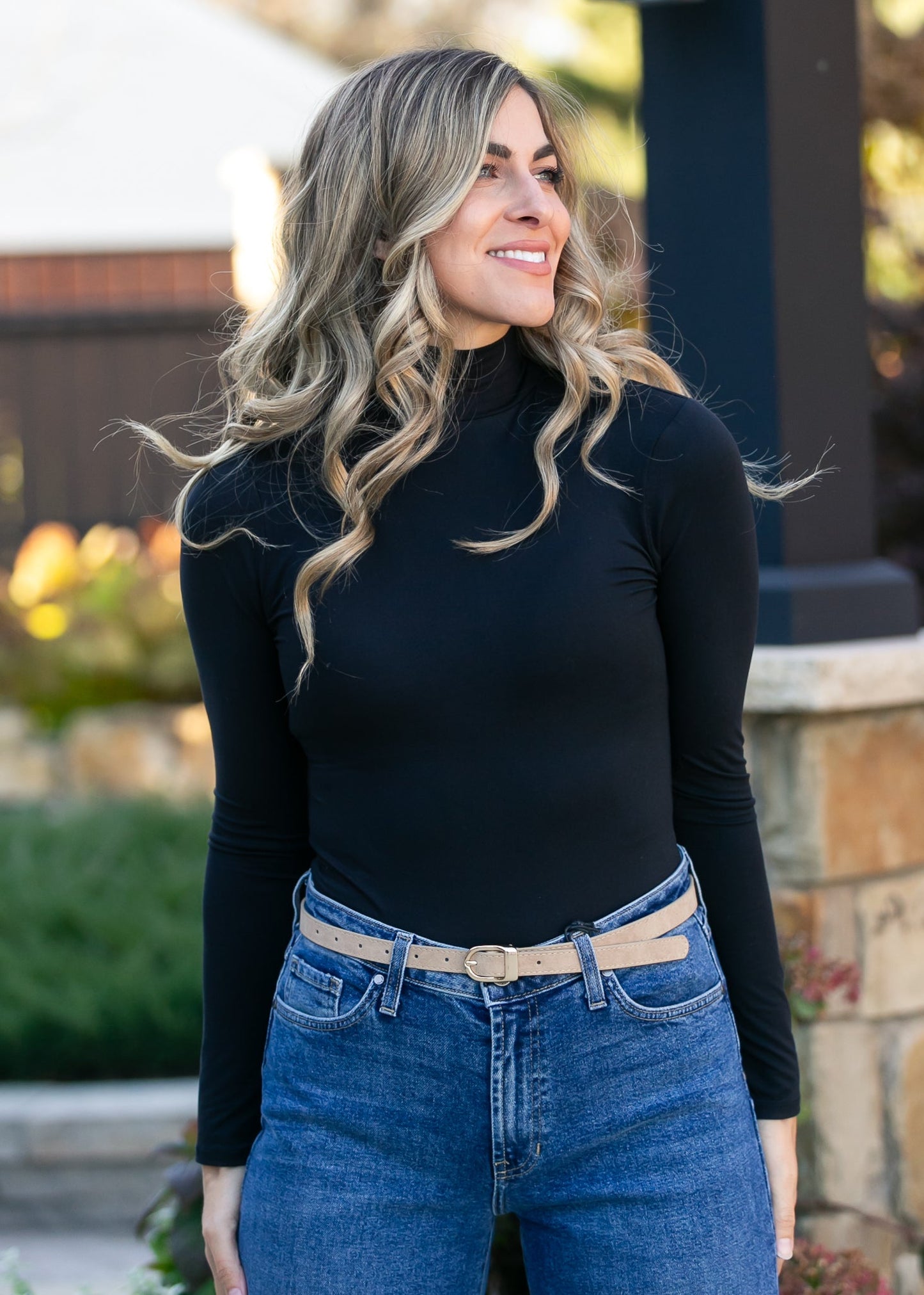 Long Sleeve Mock Neck Body Suit