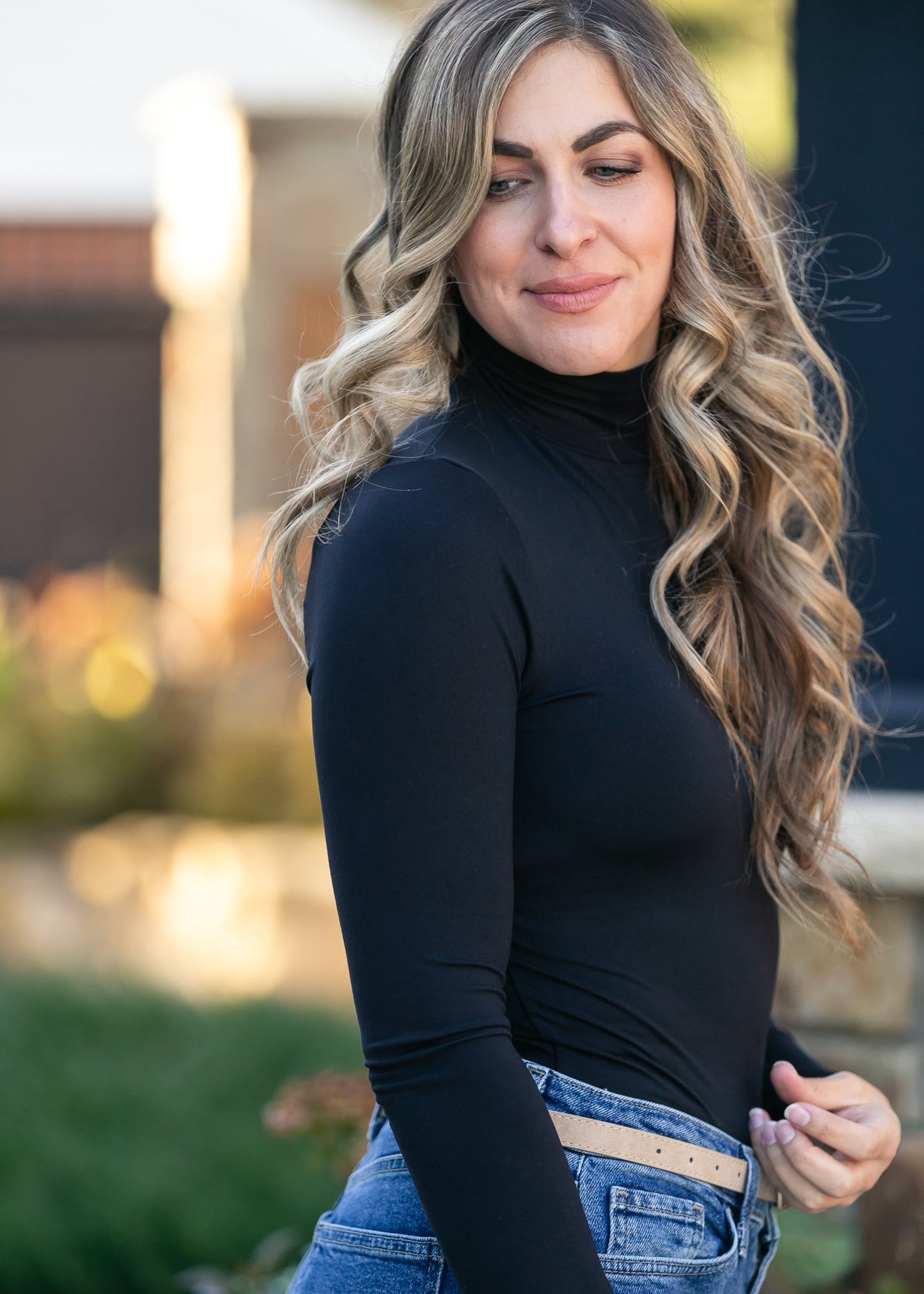 Long Sleeve Mock Neck Body Suit