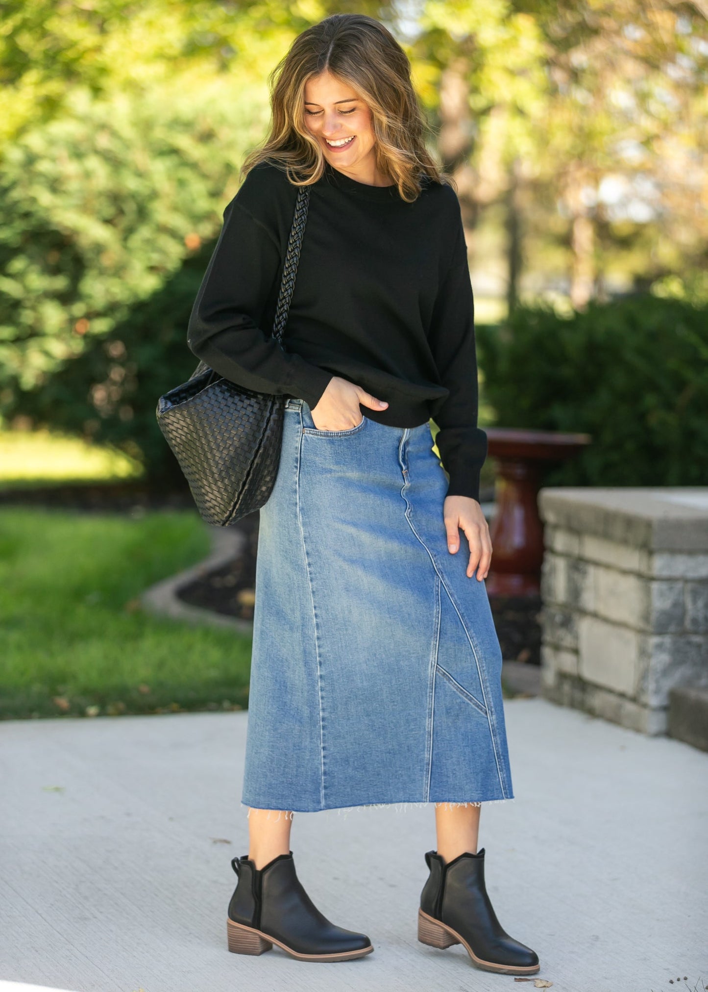 Loose Fit Heavy Knit Pullover Sweater - FINAL SALE