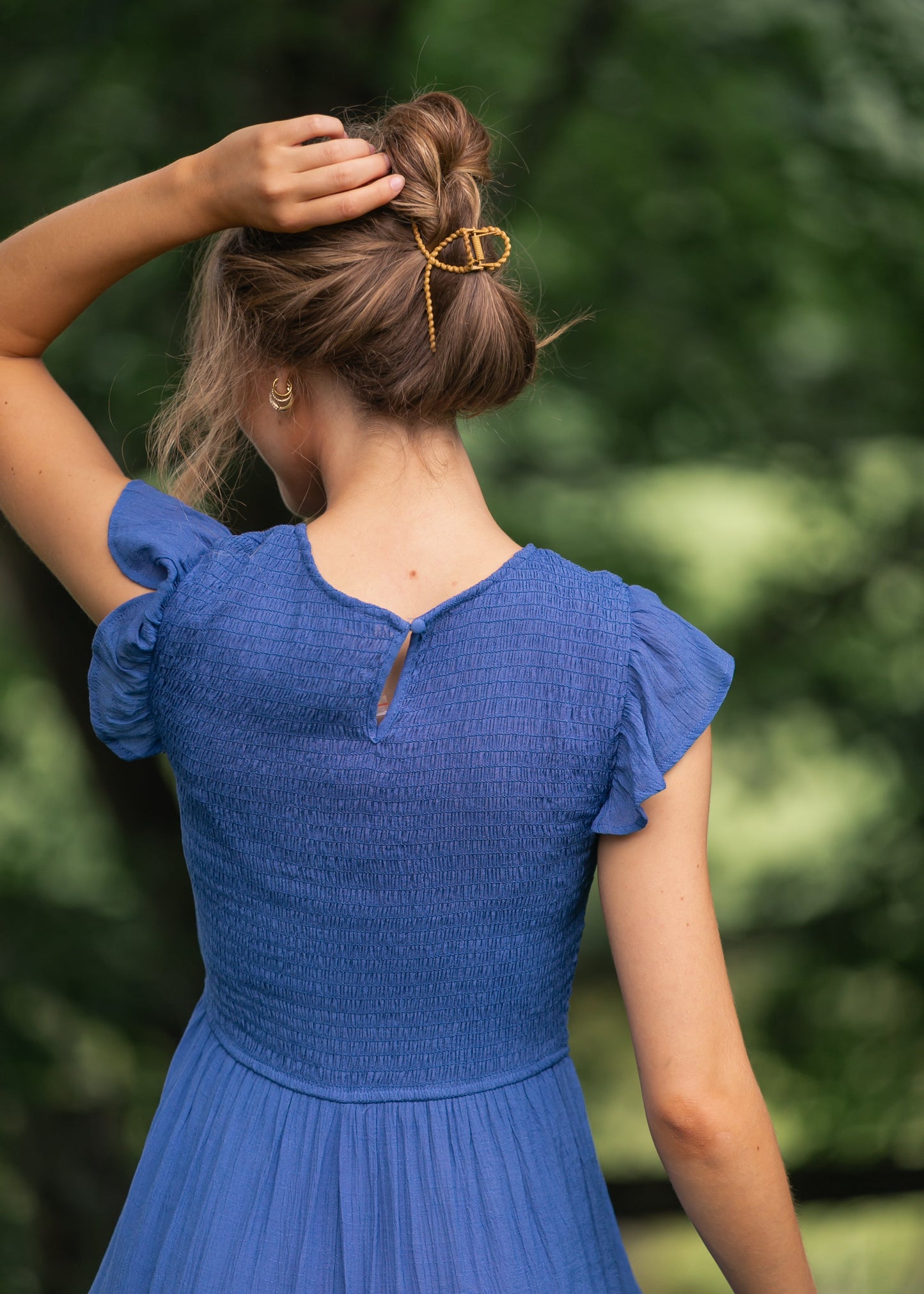 Lorelai Smocked Tiered Midi Dress - FINAL SALE
