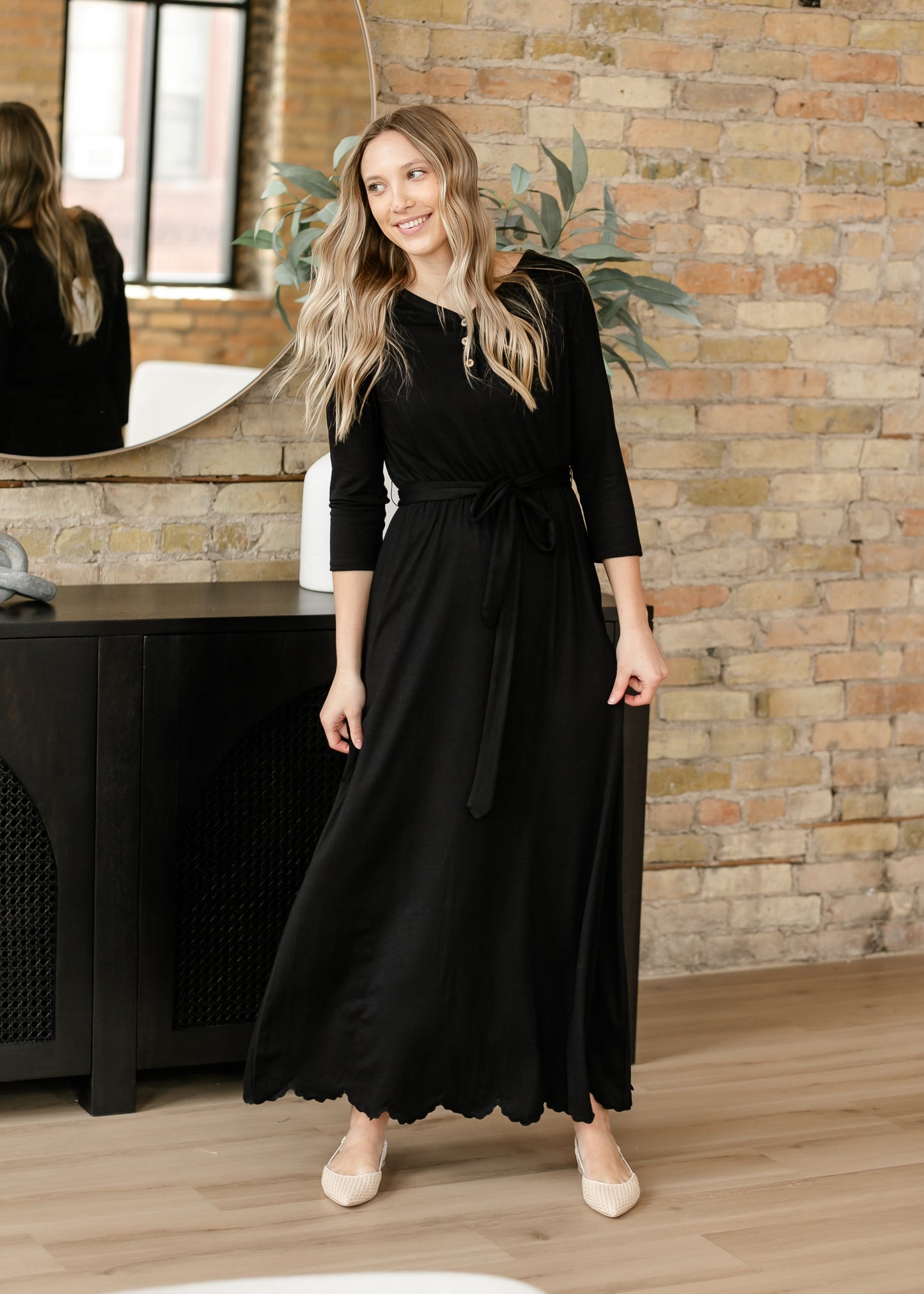 Lydia Button Front Maxi Dress - FINAL SALE