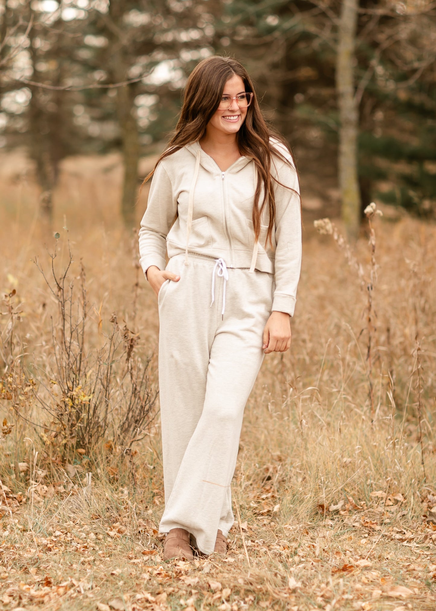 Lynsey Wide Leg Lounger Jogger - FINAL SALE