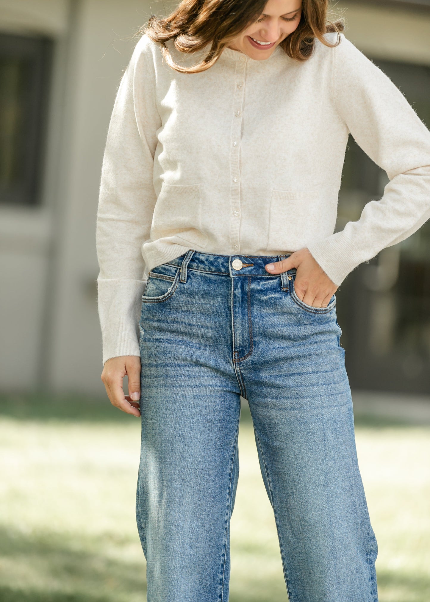 Lyra Cardigan with Front Pocket