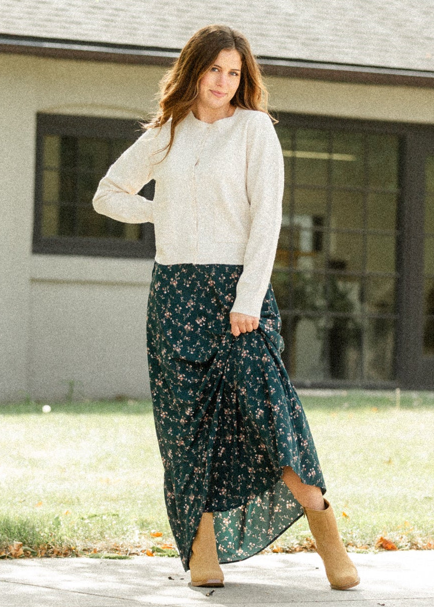 Lyra Cardigan with Front Pocket