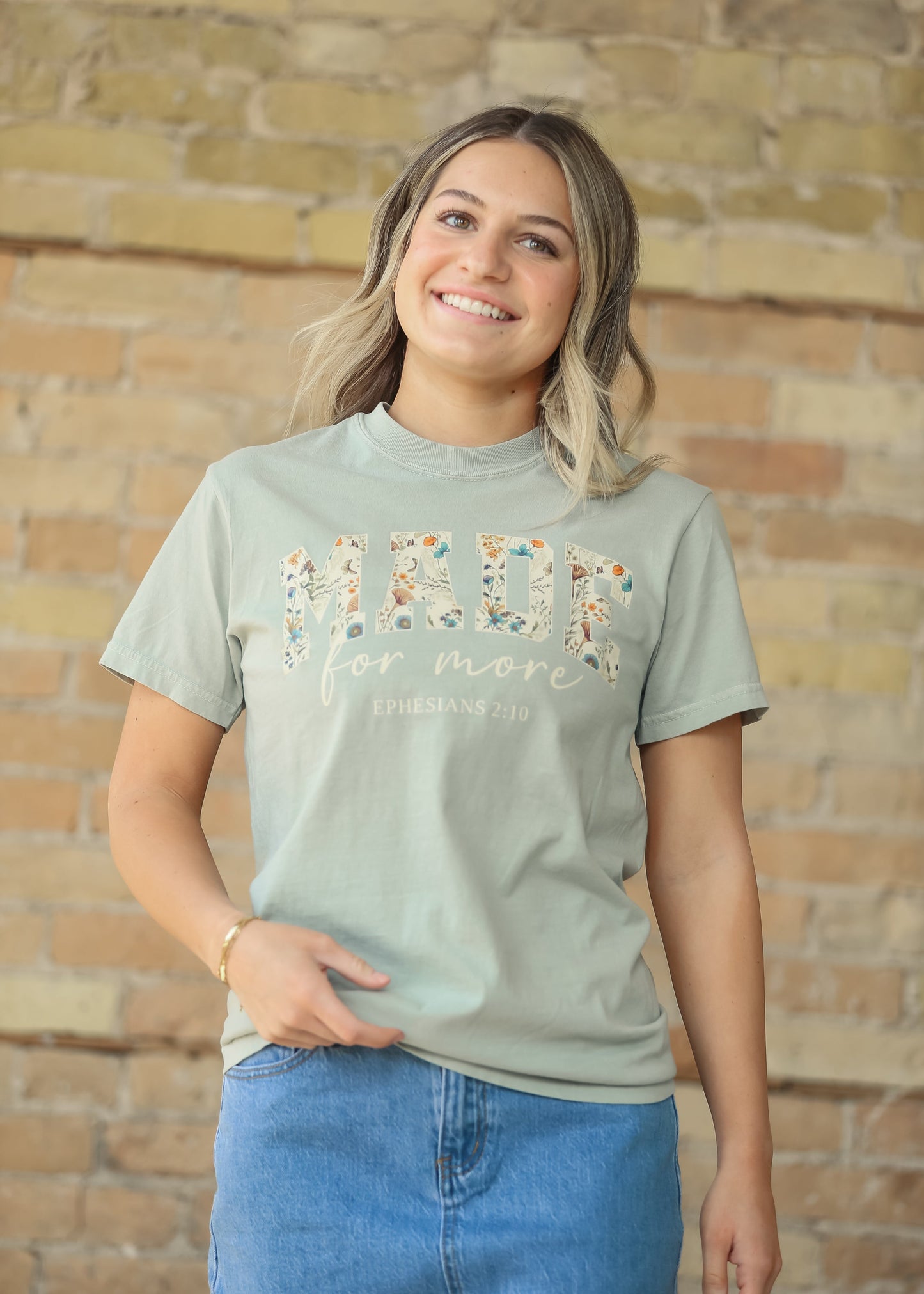 Made For More Floral Graphic T-Shirt