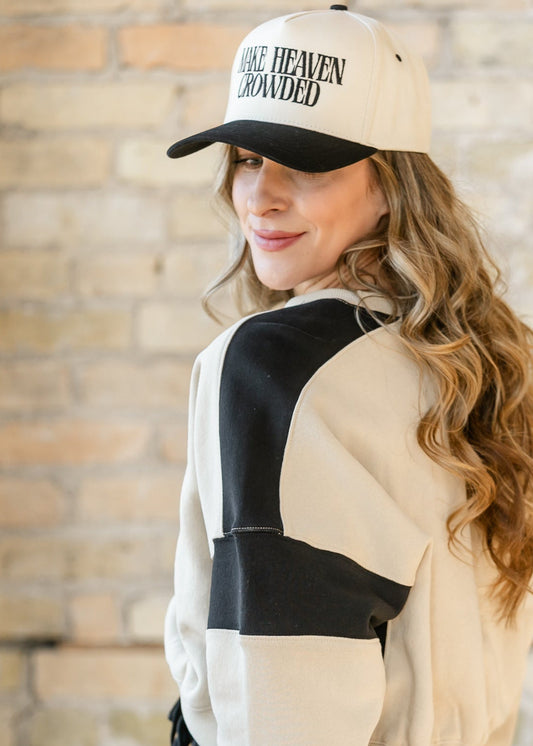 Make Heaven Crowded Embroidered Hat