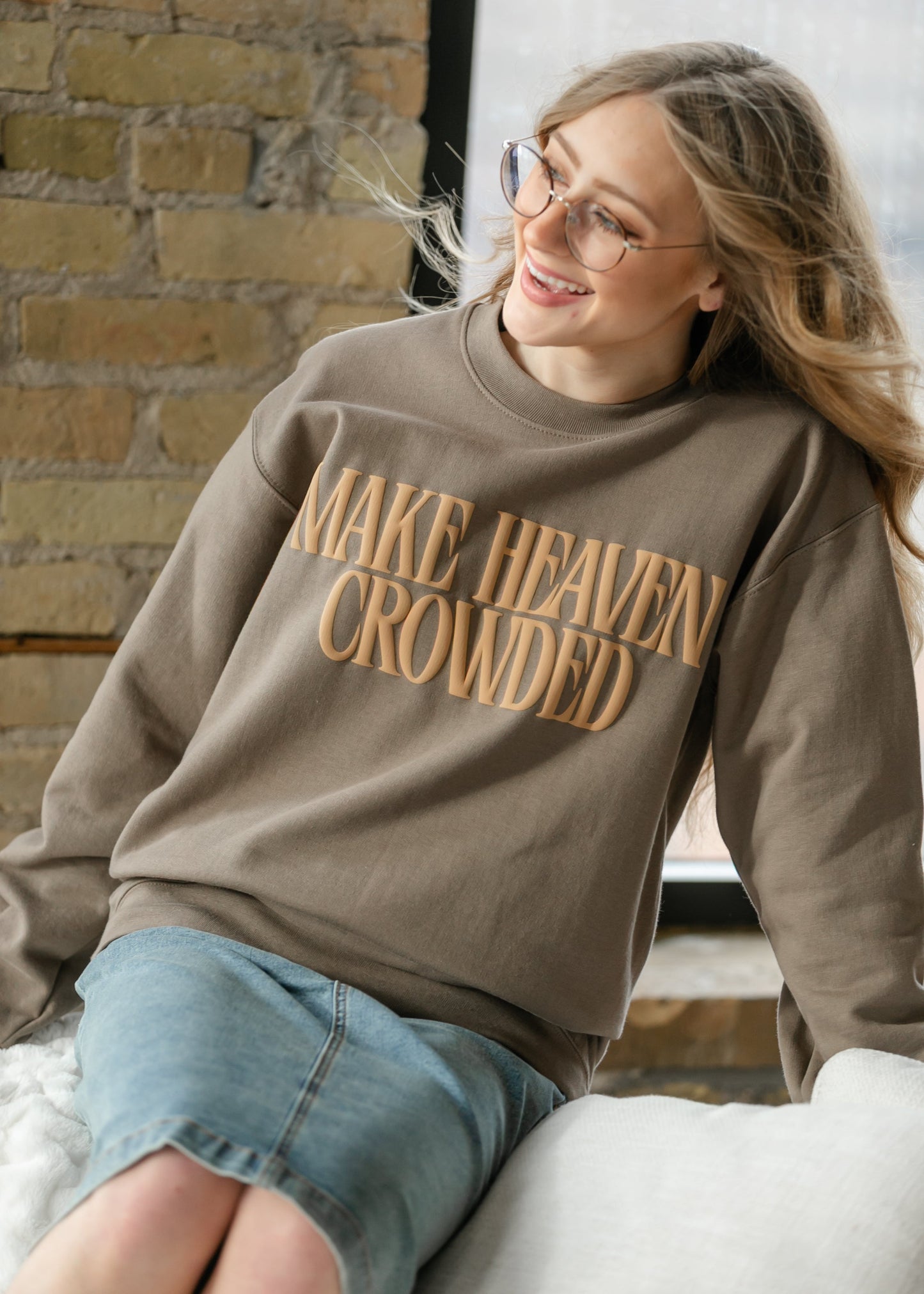Make Heaven Crowded Pullover Sweatshirt