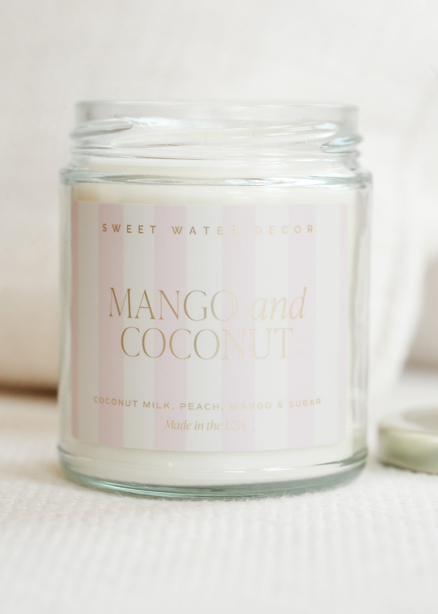 Mango and Coconut 9 oz Soy Candle - FINAL SALE