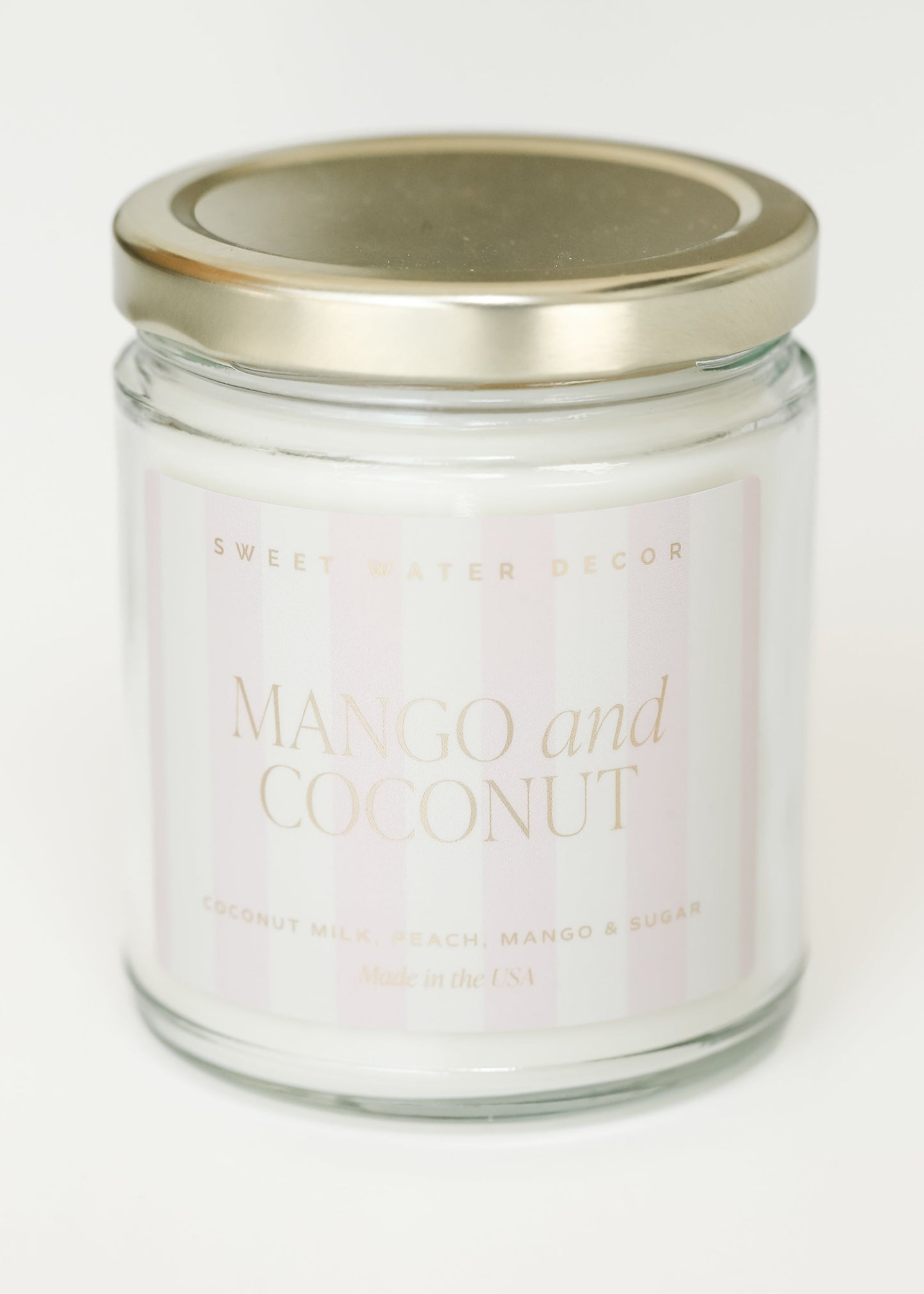 Mango and Coconut 9 oz Soy Candle - FINAL SALE