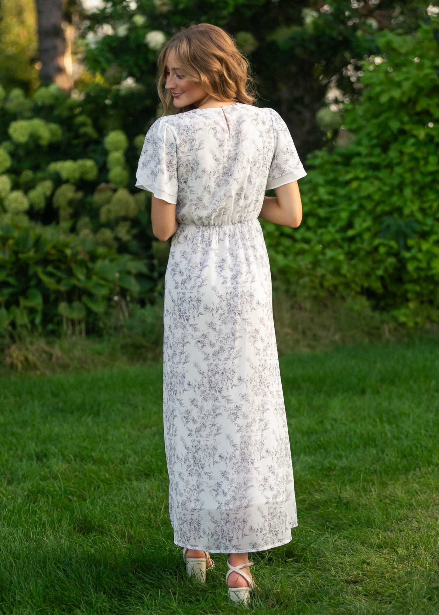 Maren Floral Straight Maxi Dress