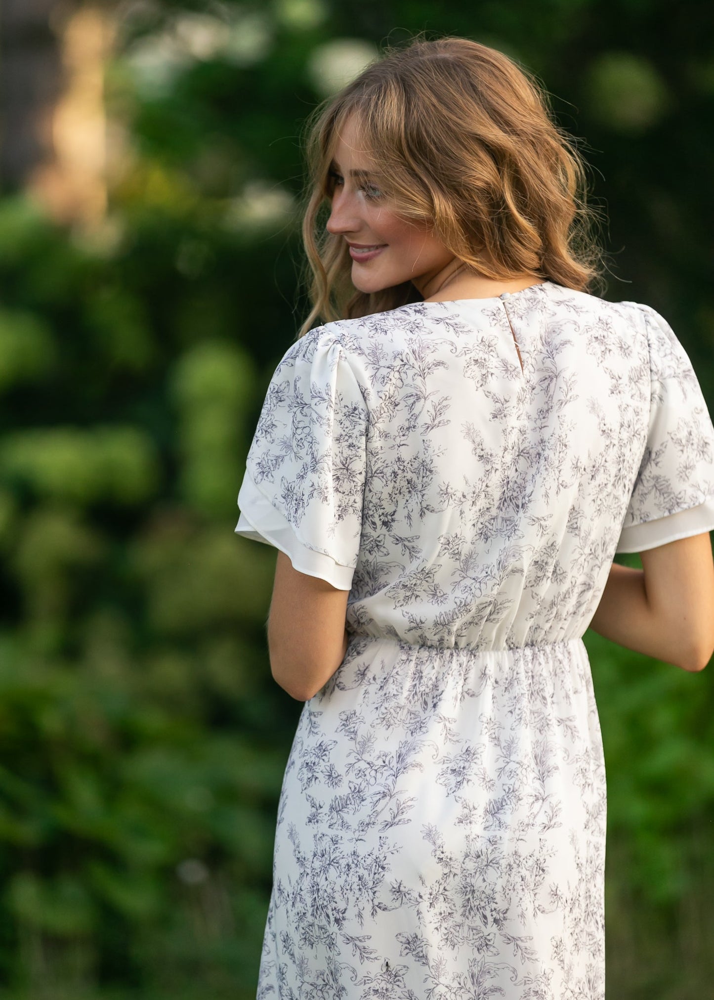 Maren Floral Straight Maxi Dress