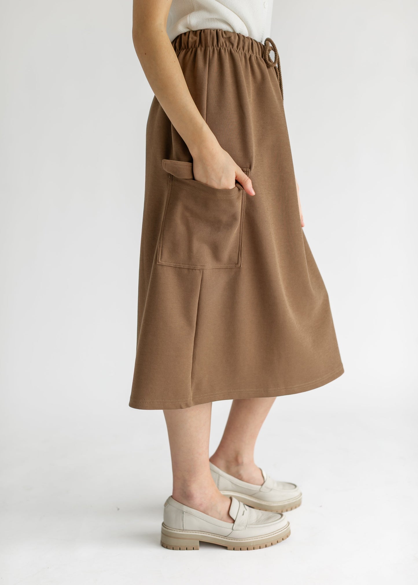 Mazie Midi A-line Cargo Skirt - FINAL SALE