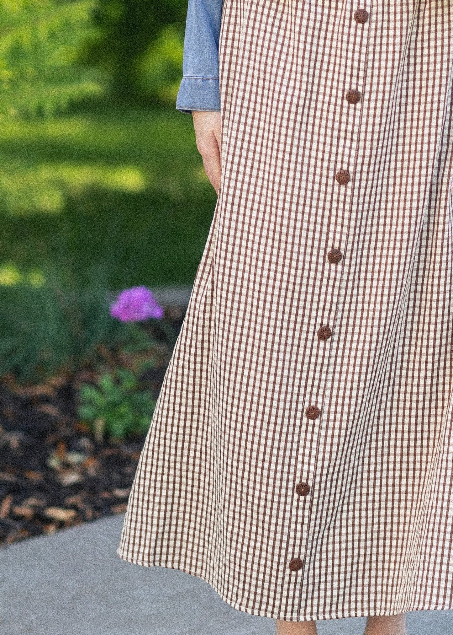 McKenna Gingham Maxi Skirt - FINAL SALE