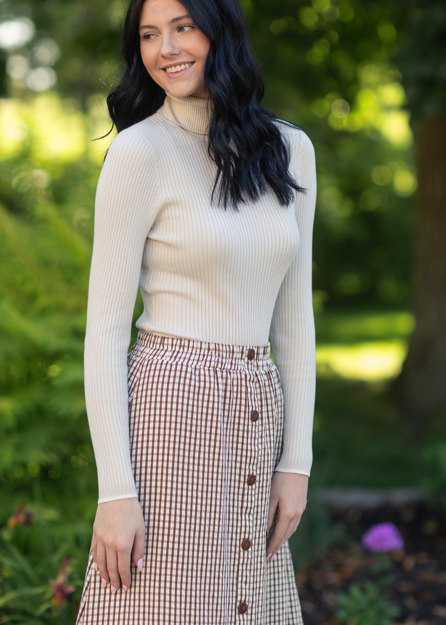 McKenna Gingham Maxi Skirt - FINAL SALE