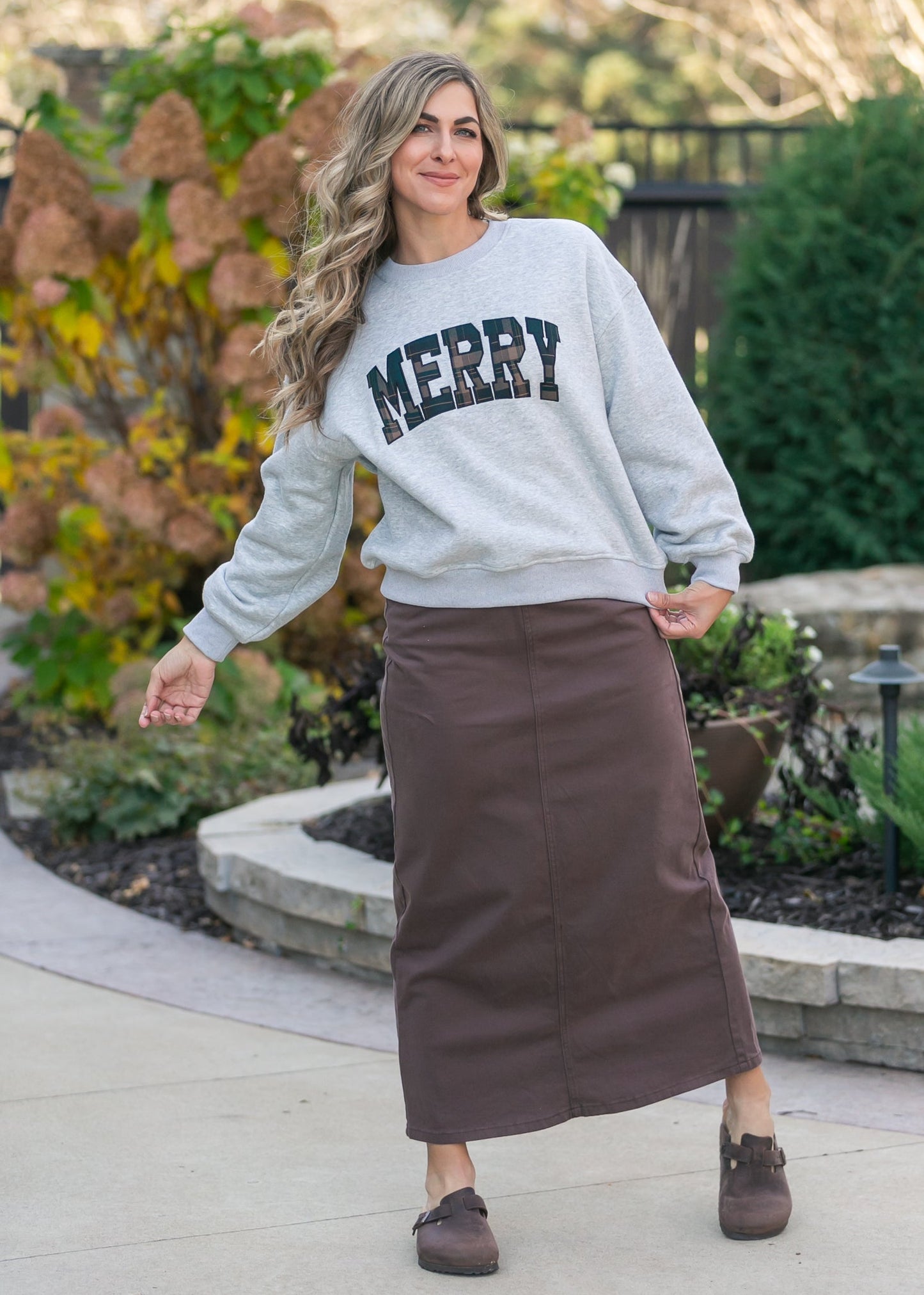 Merry Crew Neck Sweatshirt - FINAL SALE